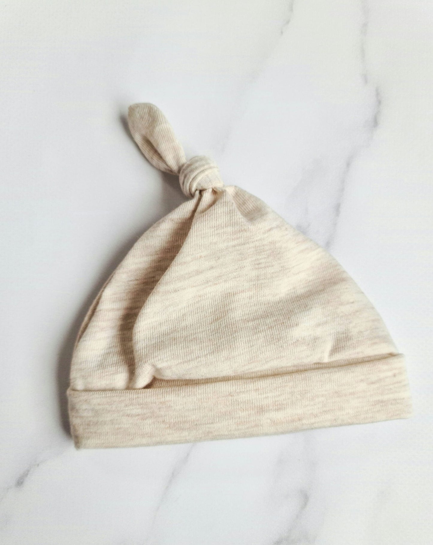 Tie Knot Beanie- Oatmeal