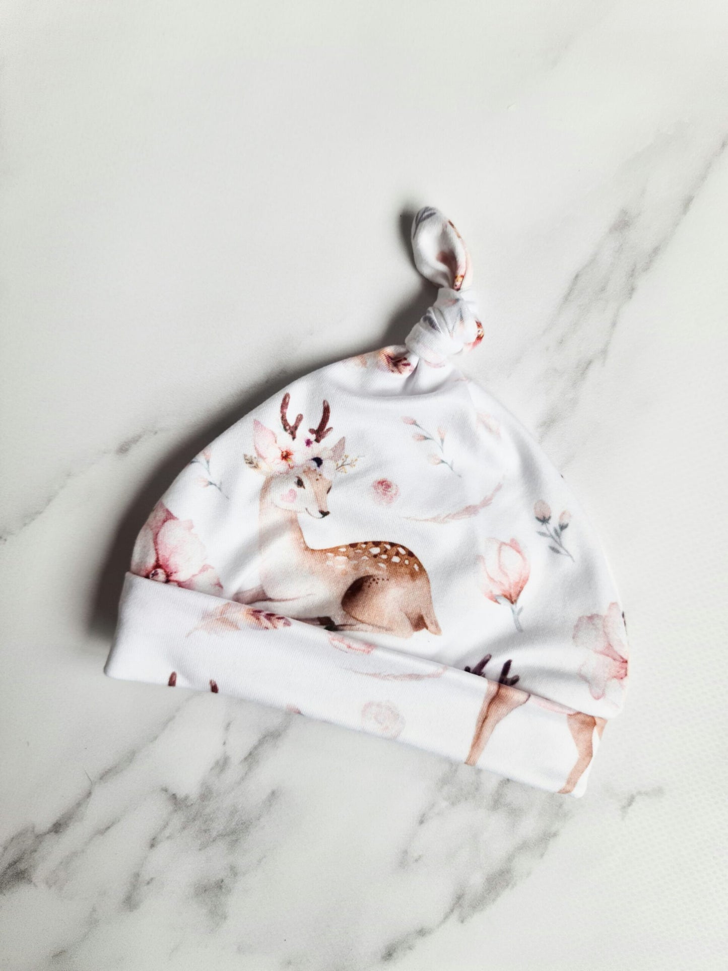 Tie Knot Beanie- Deers