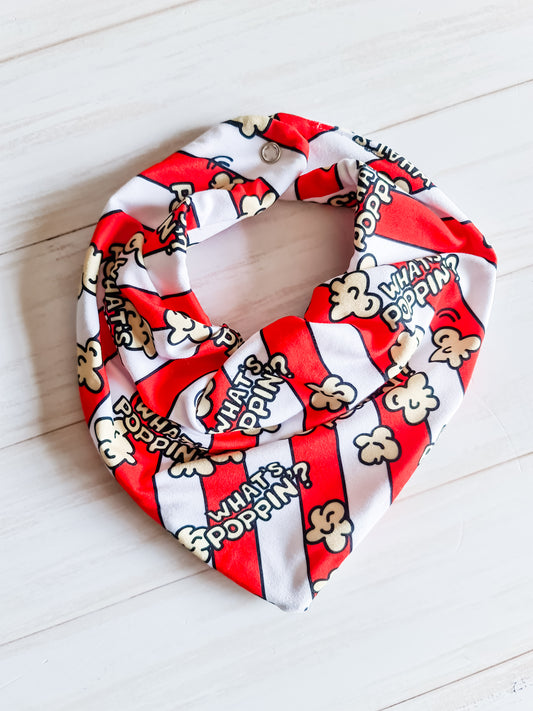 Bandana Bib- Popcorn