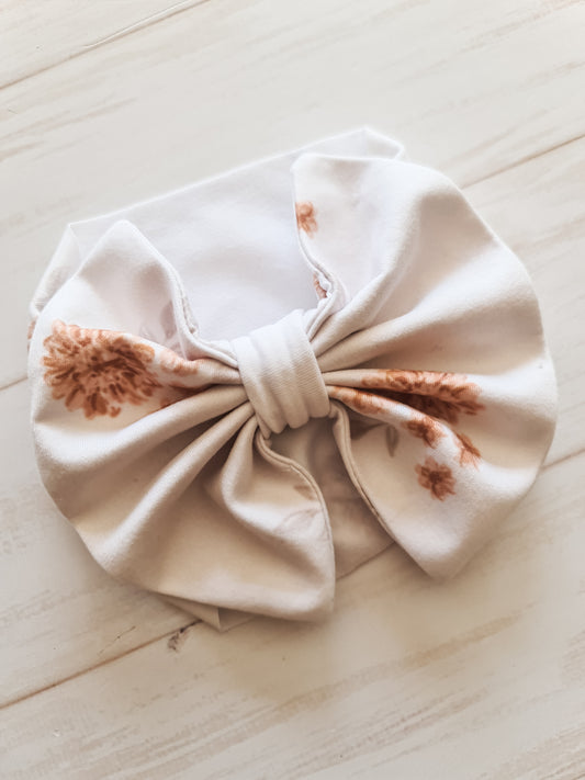 Big Bow Headband- Autumn Romance
