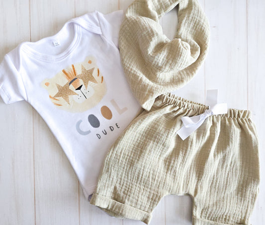 3 Piece Tiger set- Sage