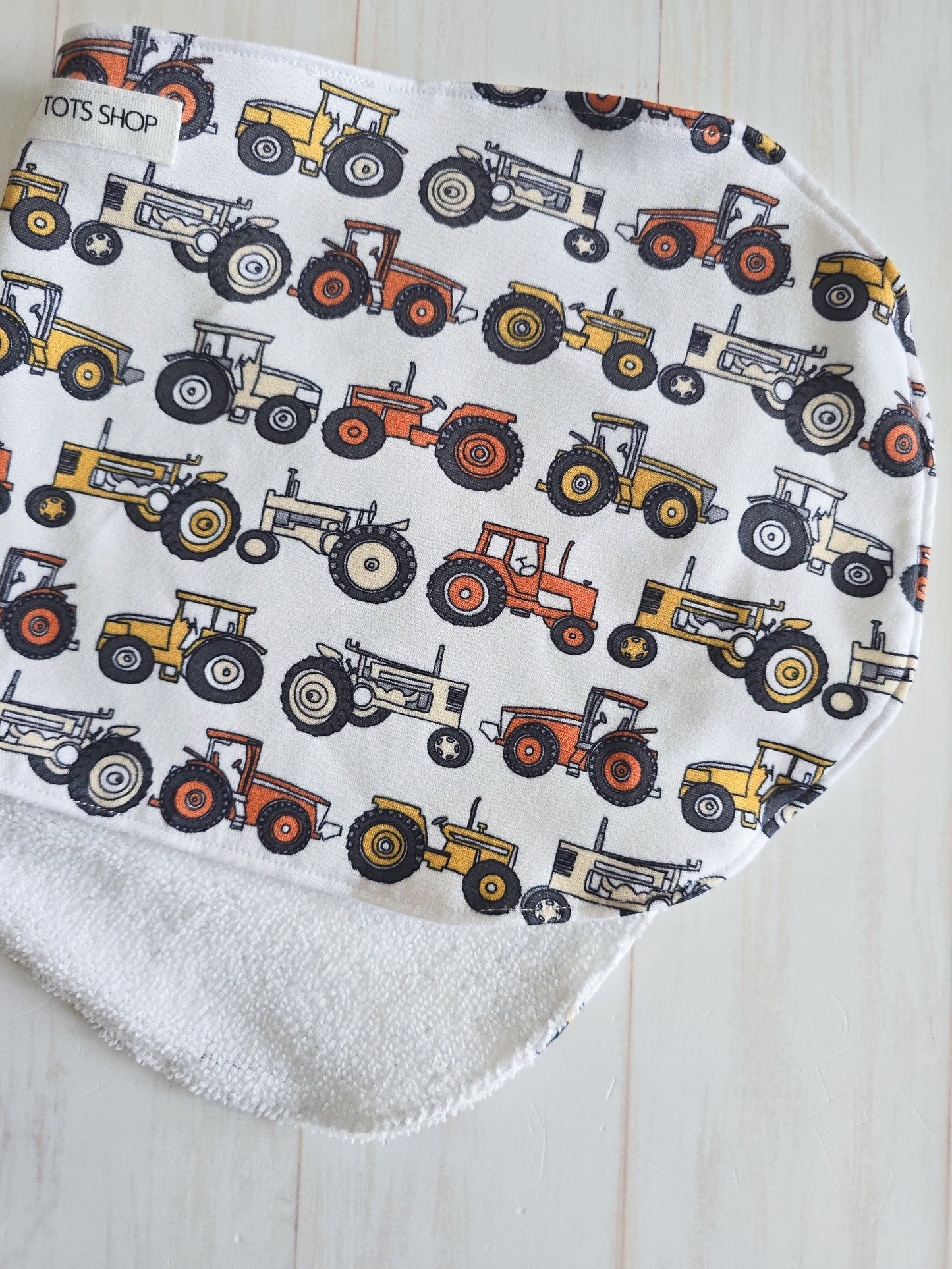 Burp Cloth- Tractors