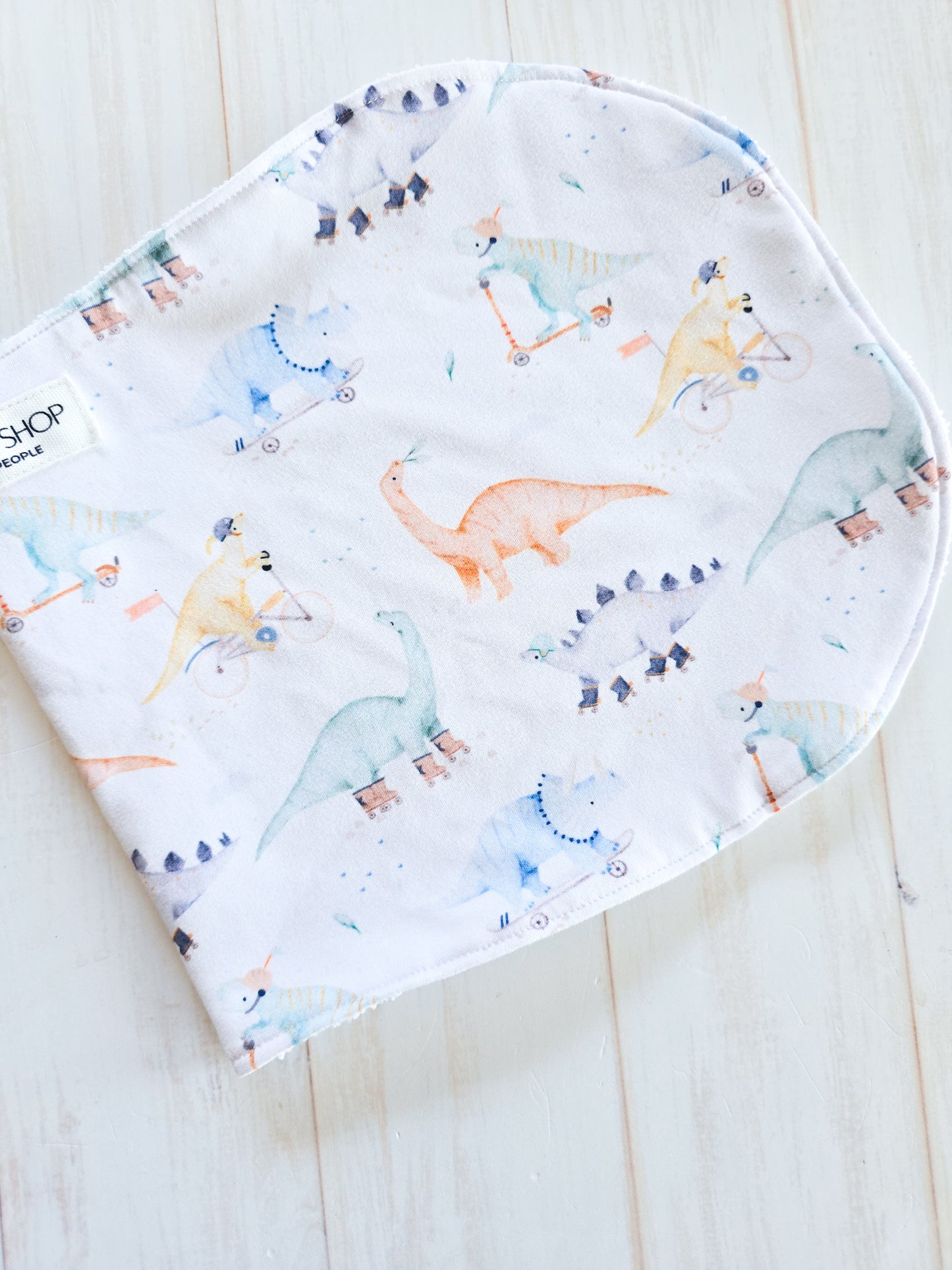 Burp Cloth- Roller Dinos