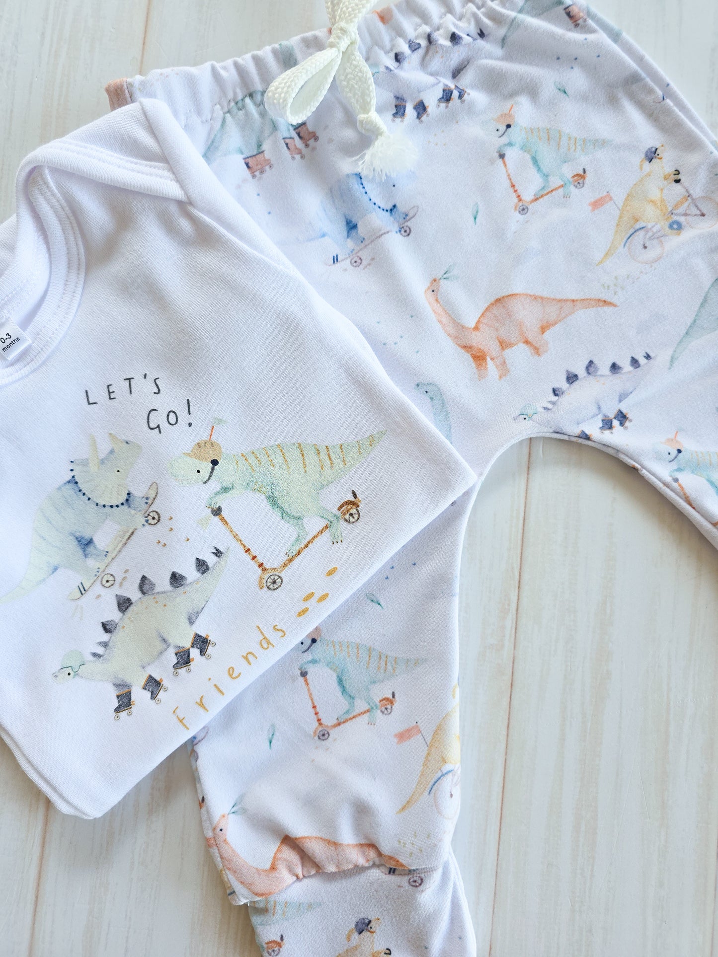 Harem Pants- Roller Dinos
