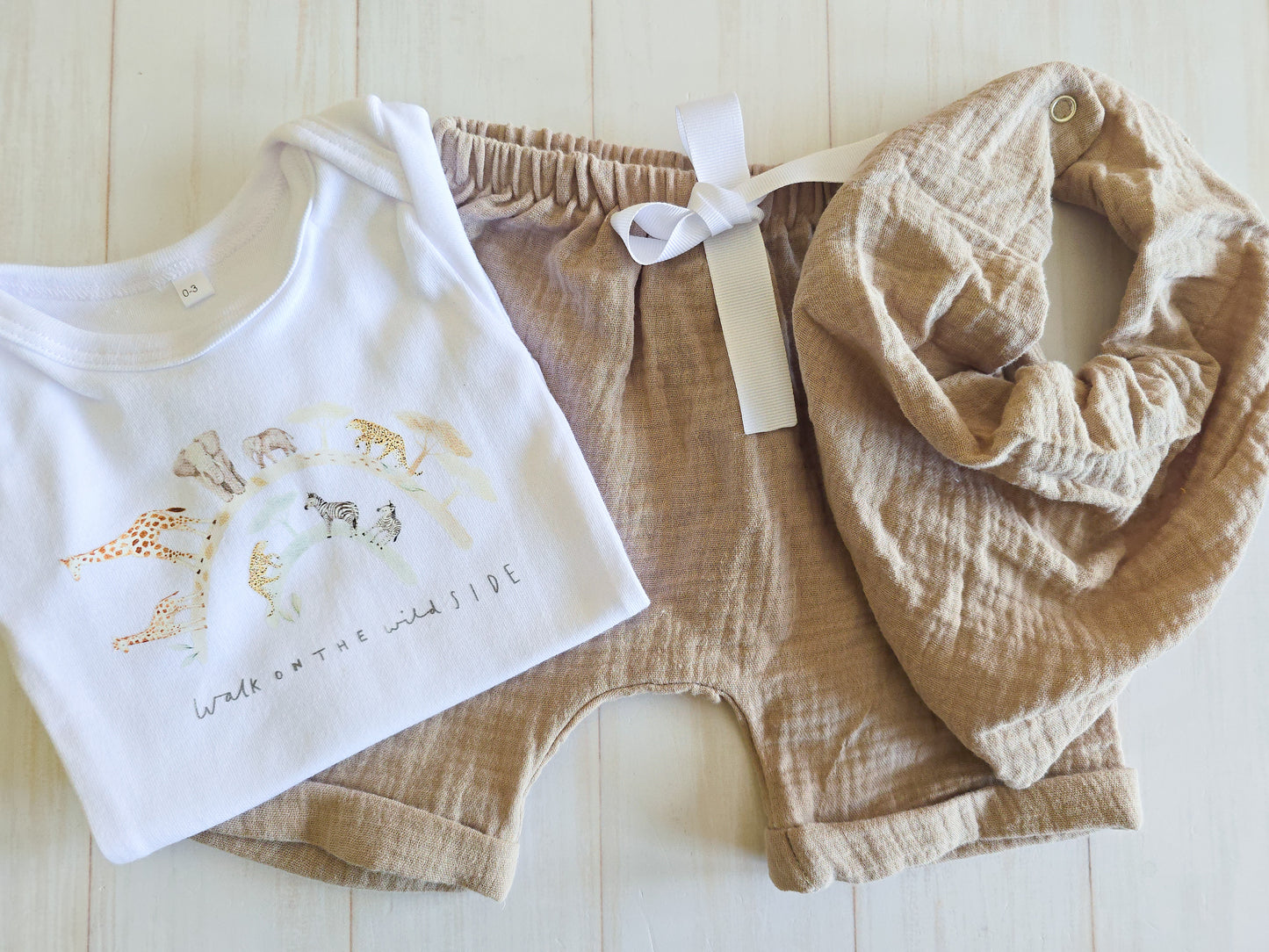 Printed Bodysuit/Shirt- Walk on the wildside