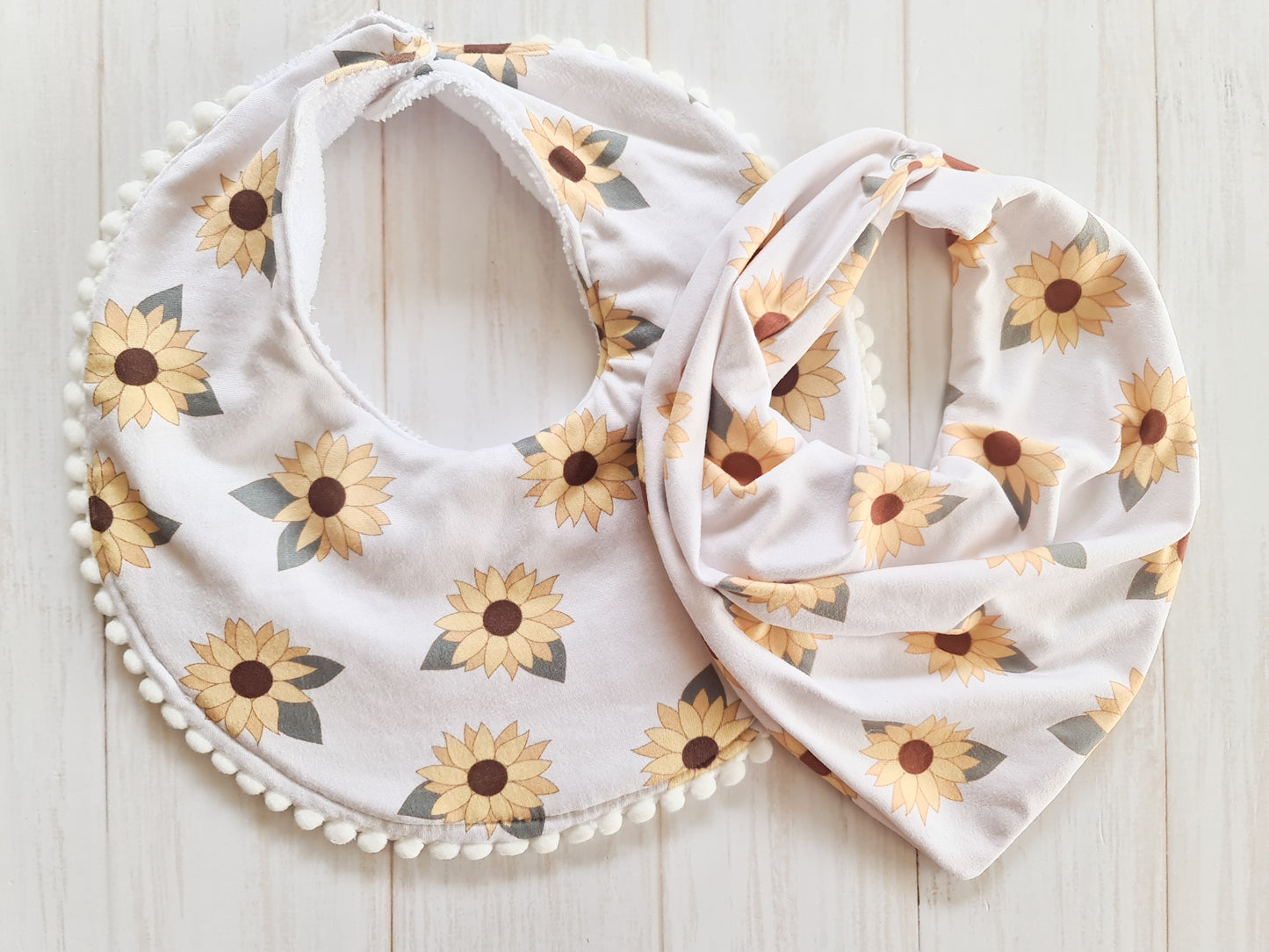 Bandana Bib- Sunflowers