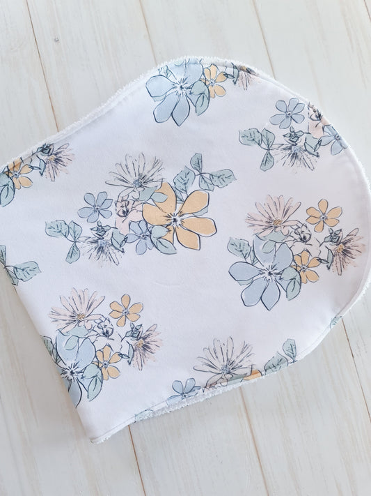 Burp Cloth-Garden Blooms