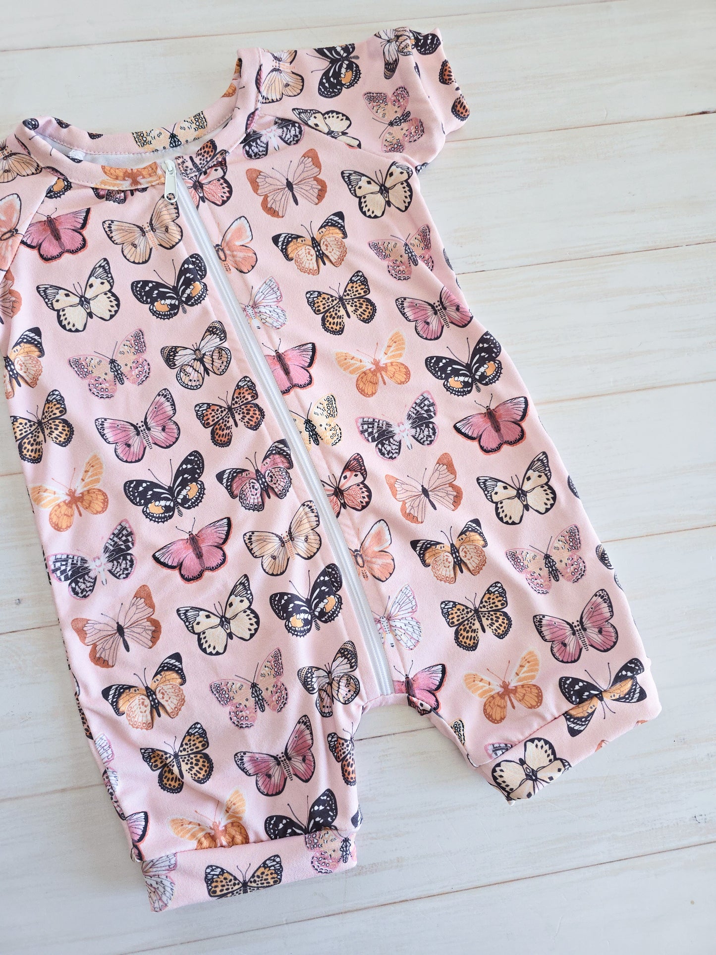 Short Zippy Grow- Butterflies