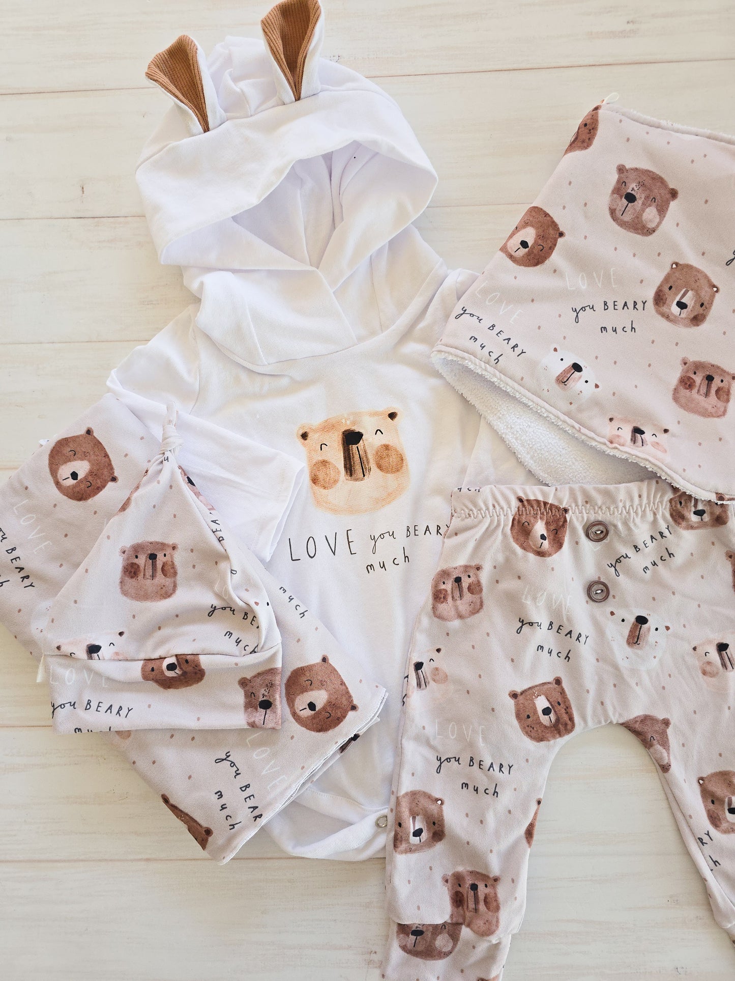 Hooded Bear Ear Bodysuit/Shirt