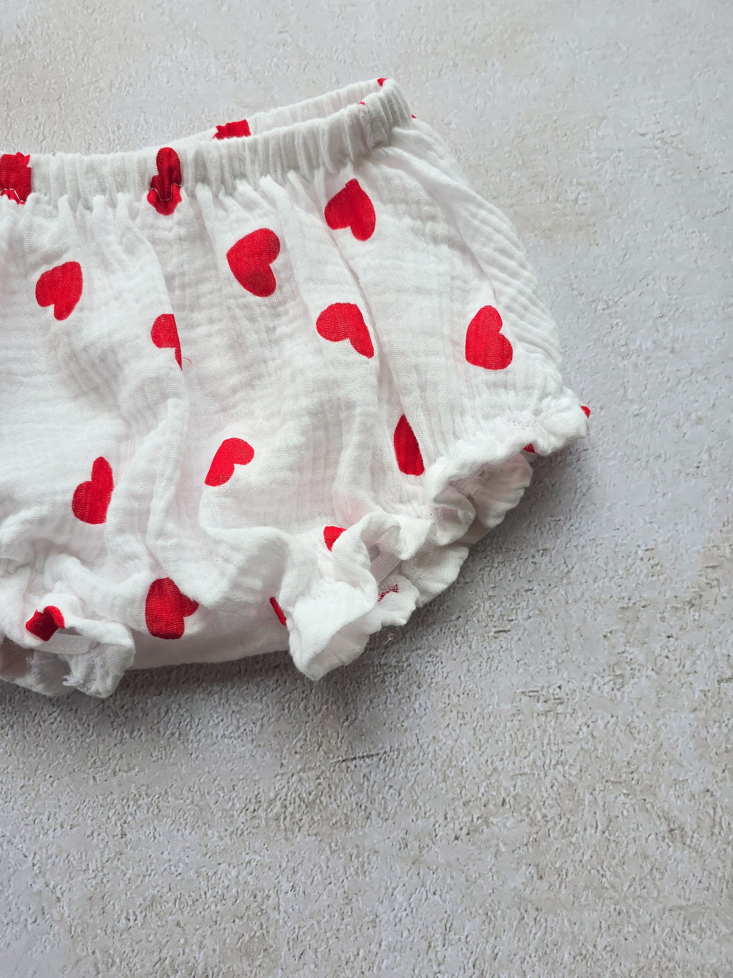 Frilly Bummies- Red Hearts