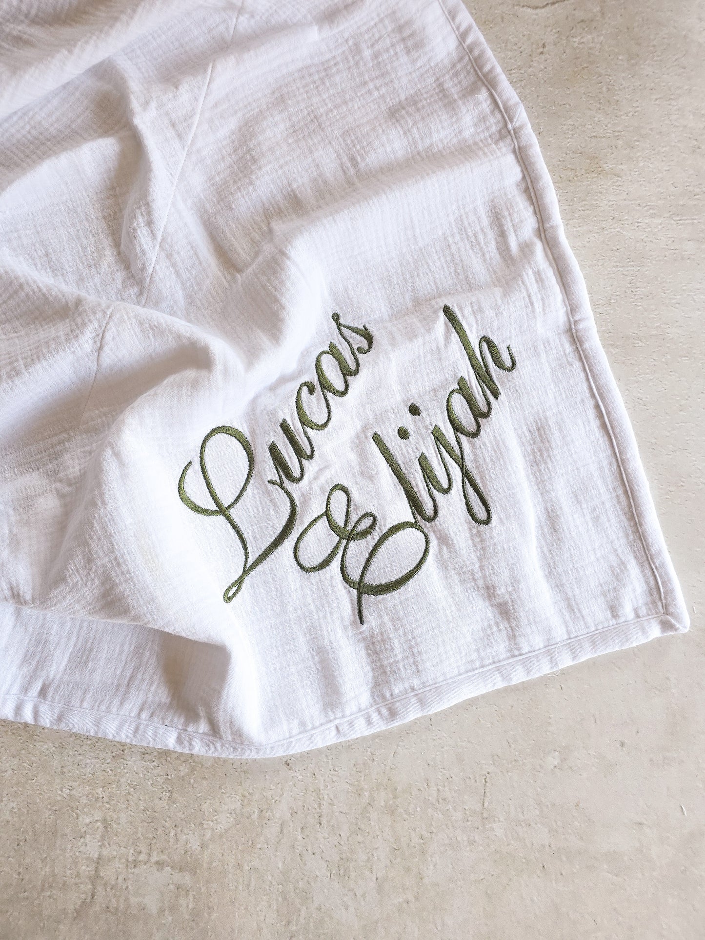 Embroidered Blanket-Plain