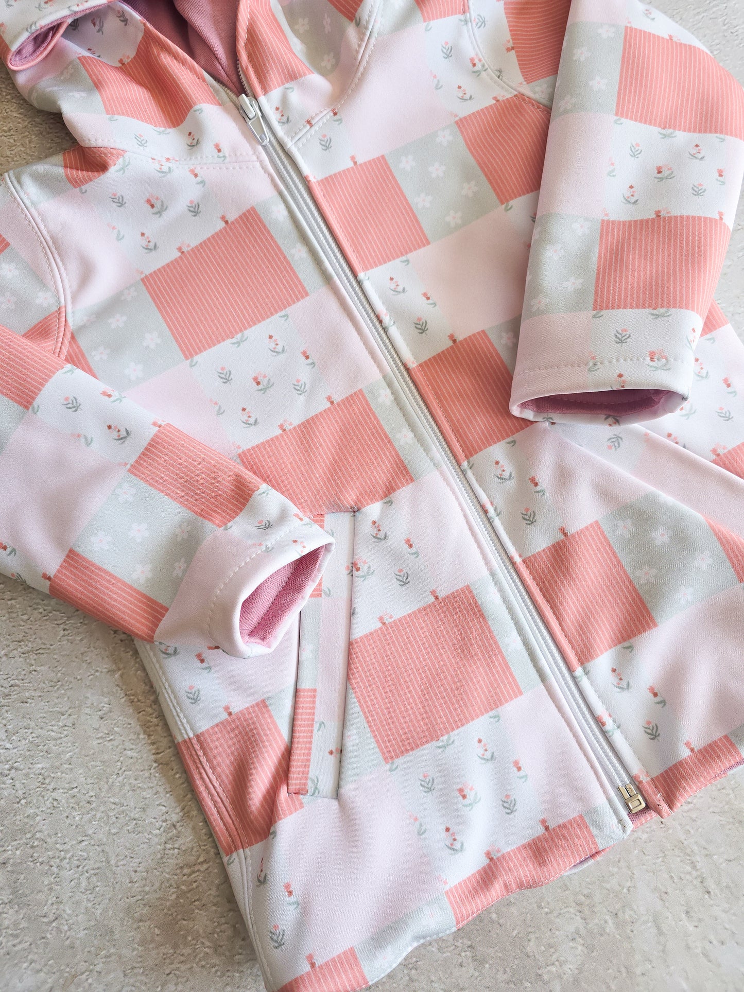 Softshell Jacket- Cottage Blooms