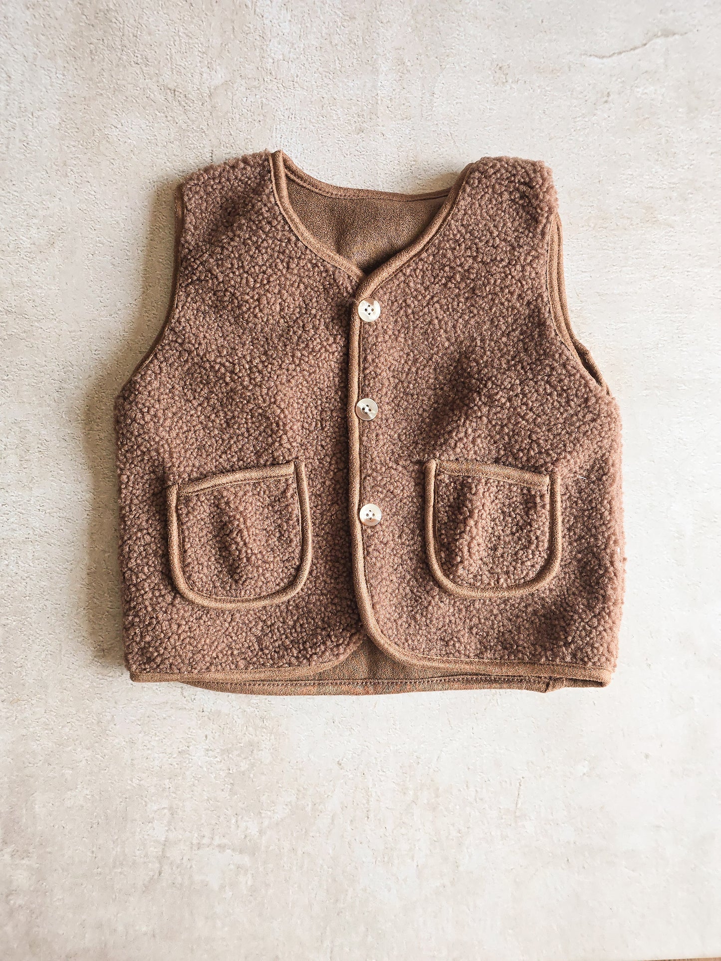 Bear embroidered Vest