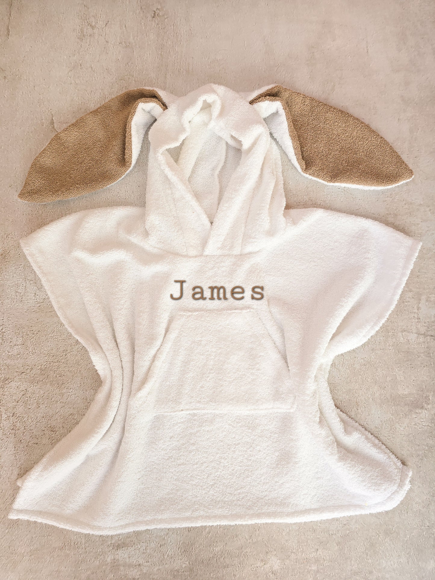Bunny Hooded Bath Poncho