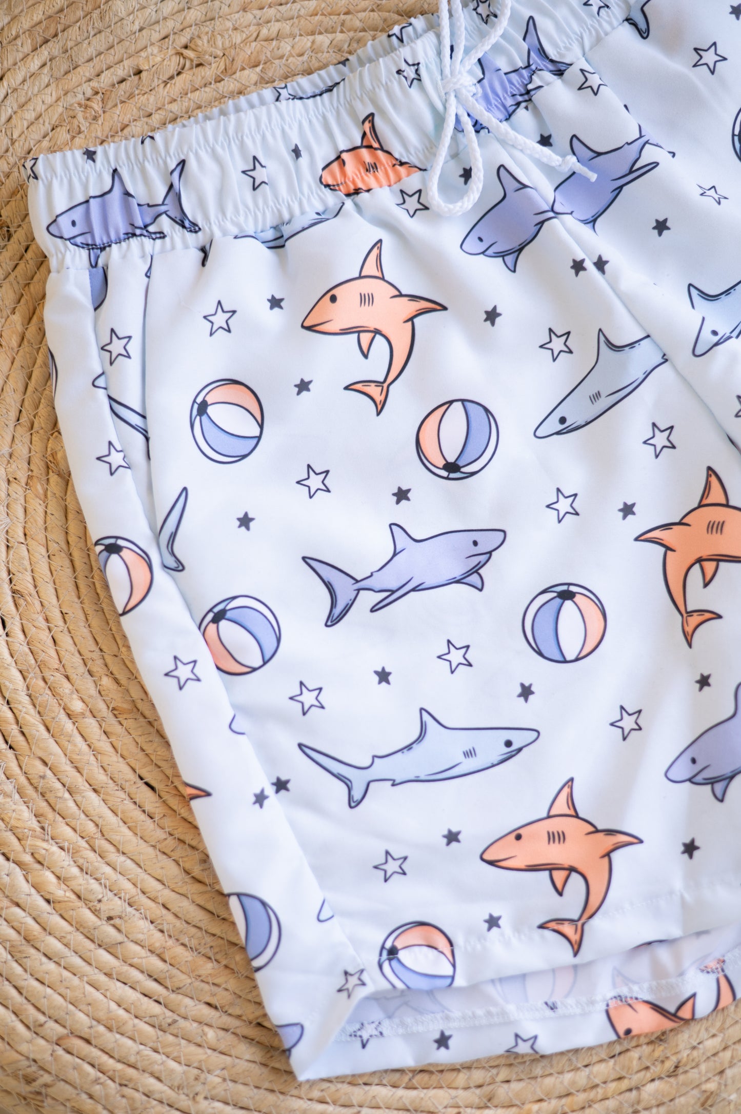 Boys Swim Boardies- Sharks