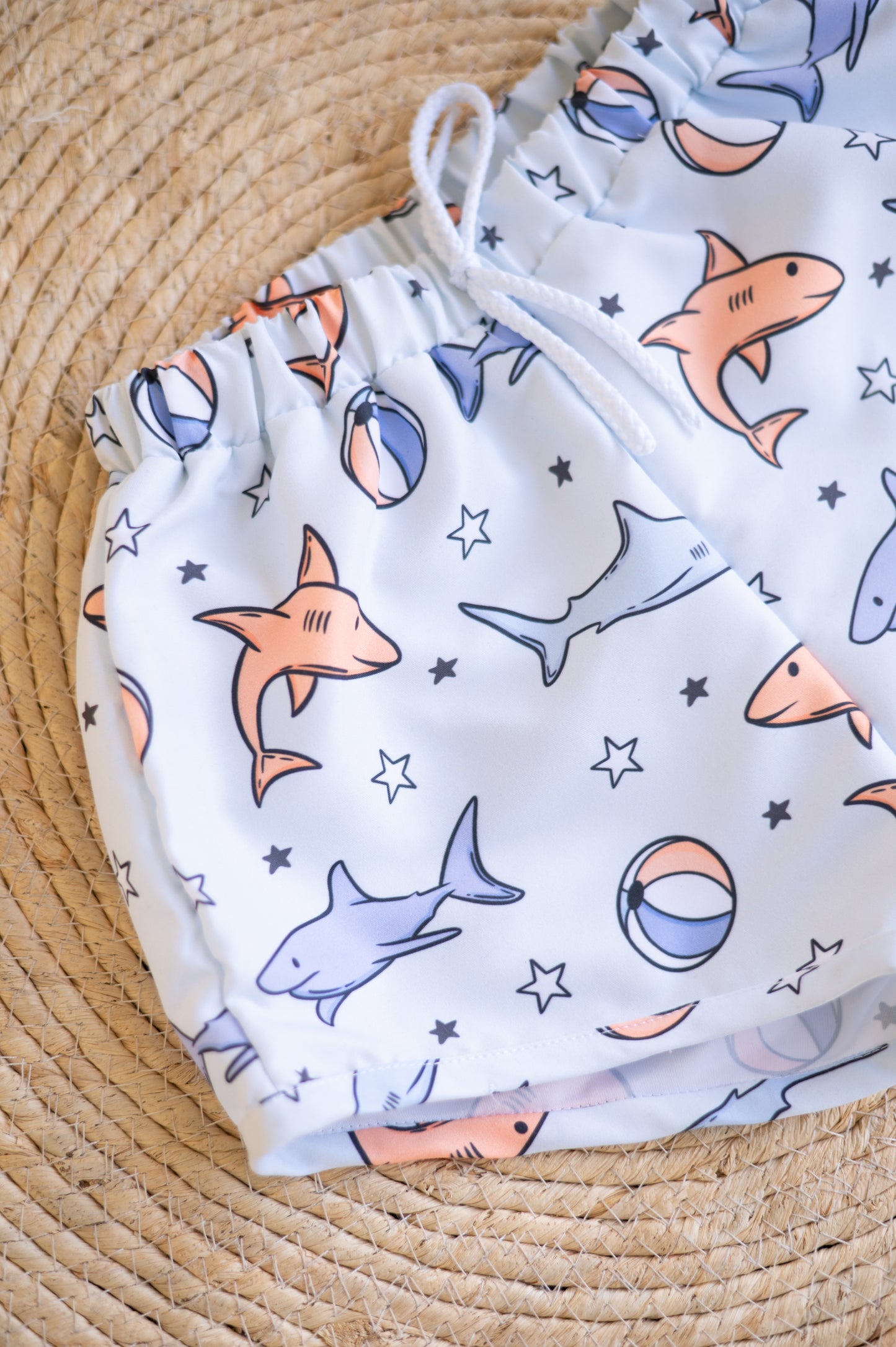 Boys Swim Boardies- Sharks