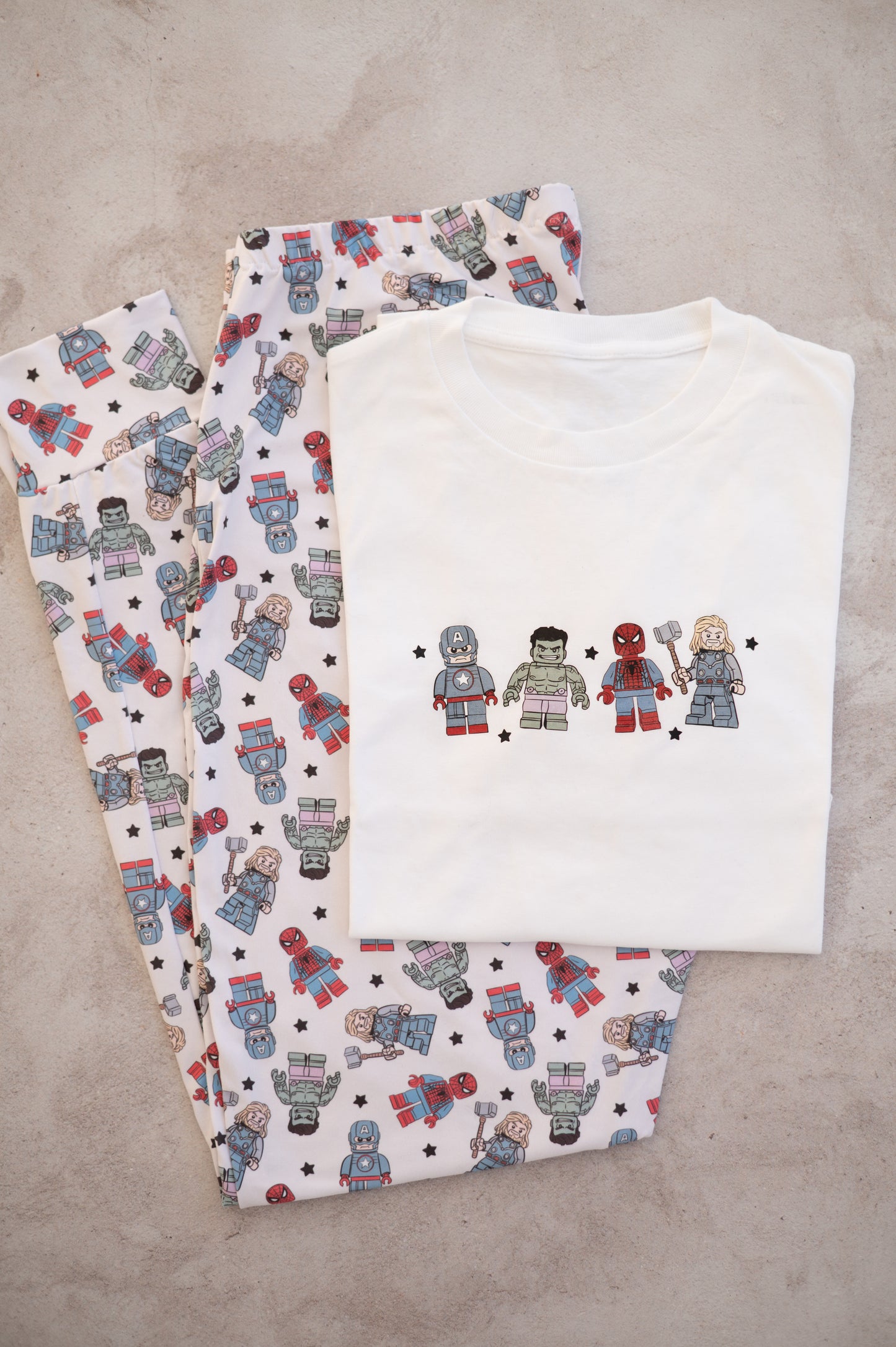Matching PJ set- Lego Heroes (Dad)