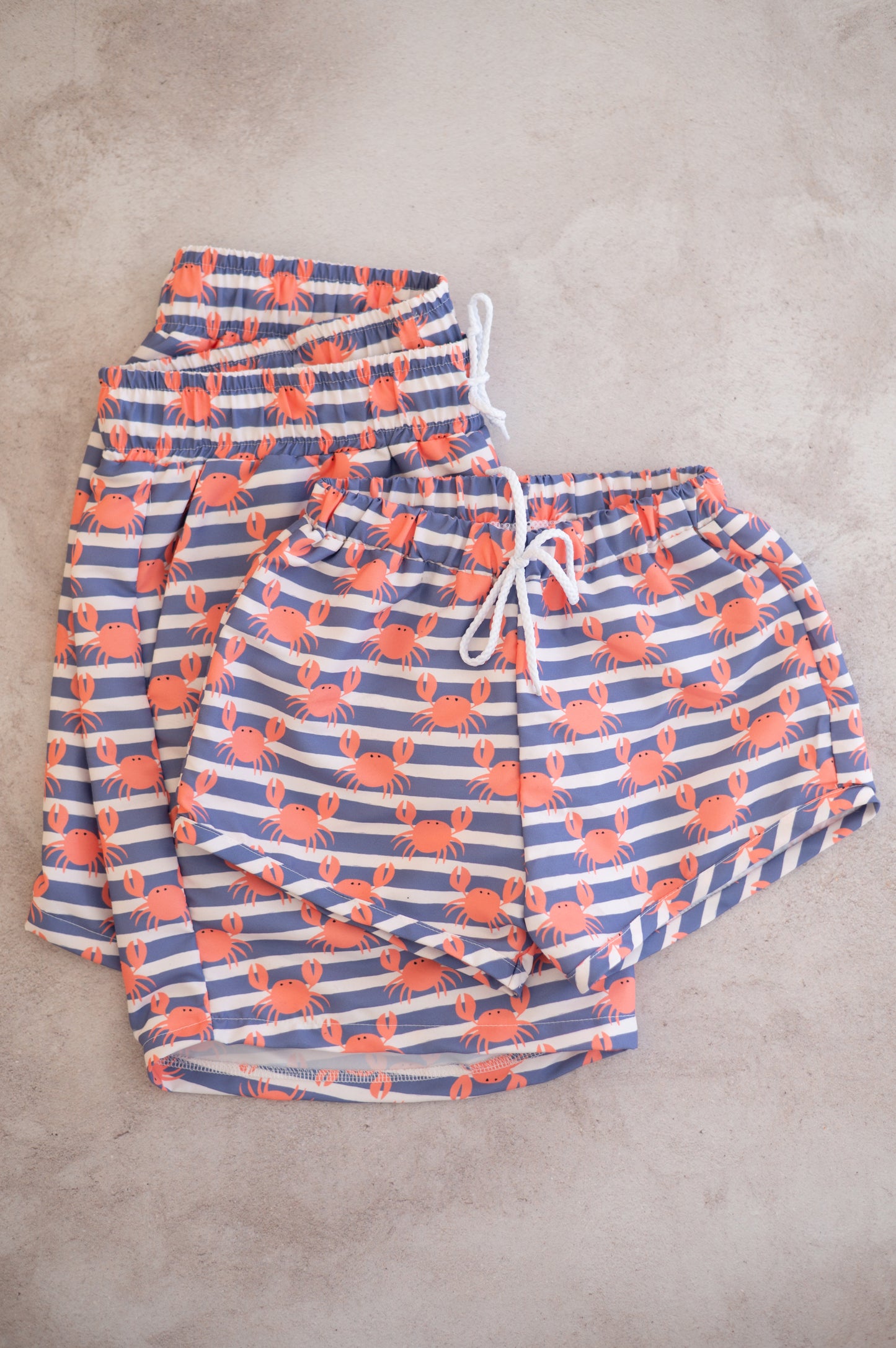 Boys Swim Boardies-Summer Crabs