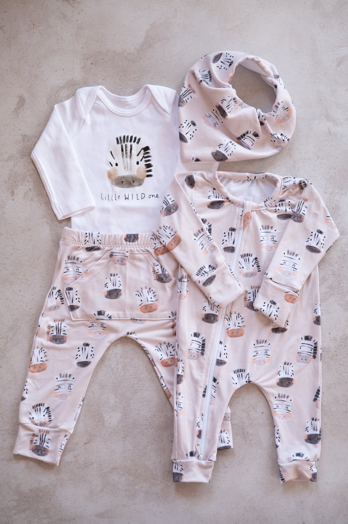 Zebra buddies Matching set