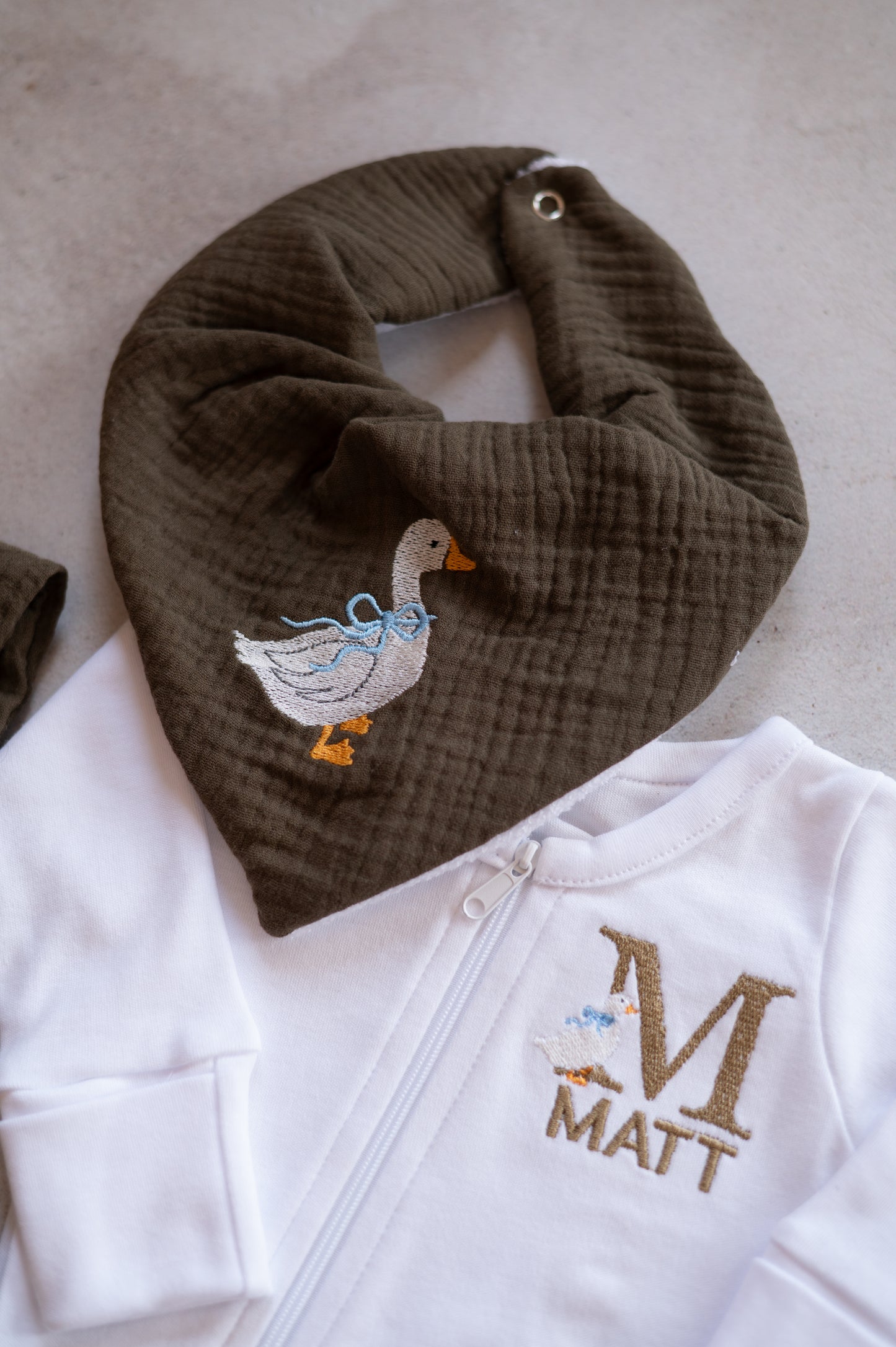 Personalised Goose Monogram zippy (only)