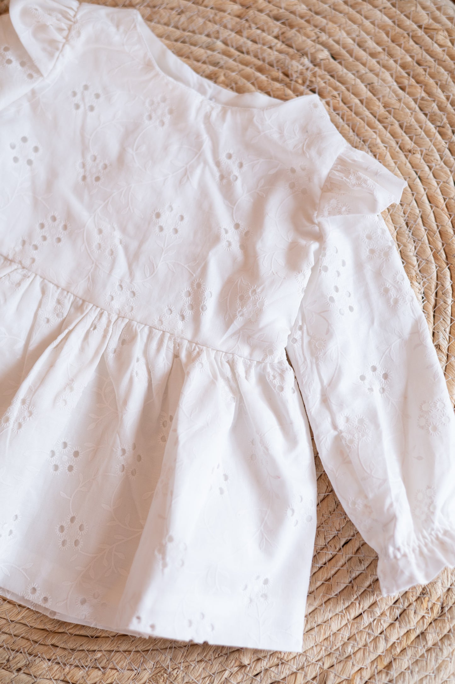 Anglaise Dress (Only)- White
