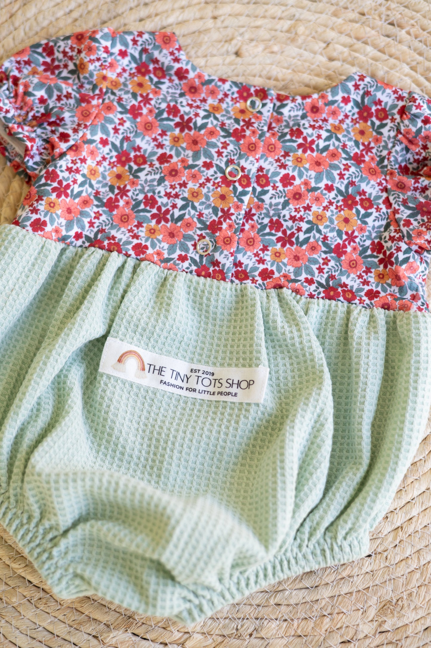 Sweetheart romper- Cosmos Flowers