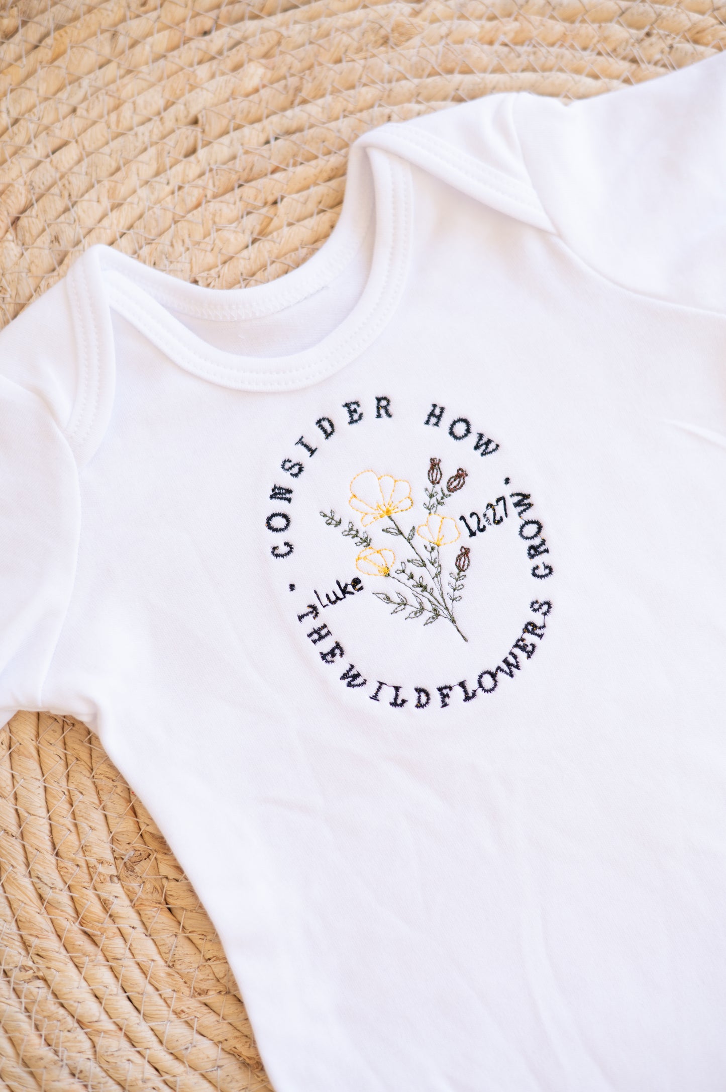 Wildflowers Embroidered set