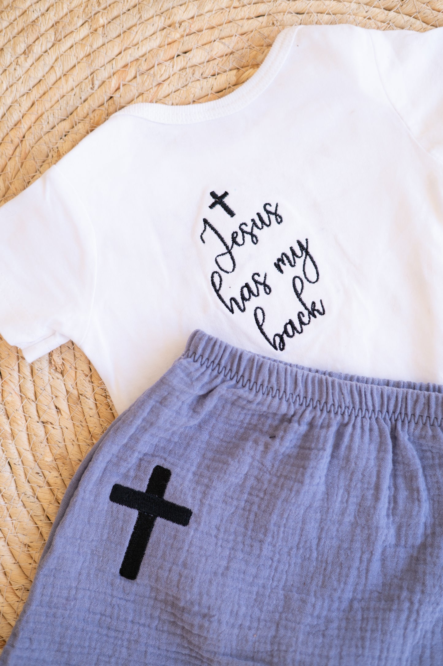 Jesus has my Back 2 piece set