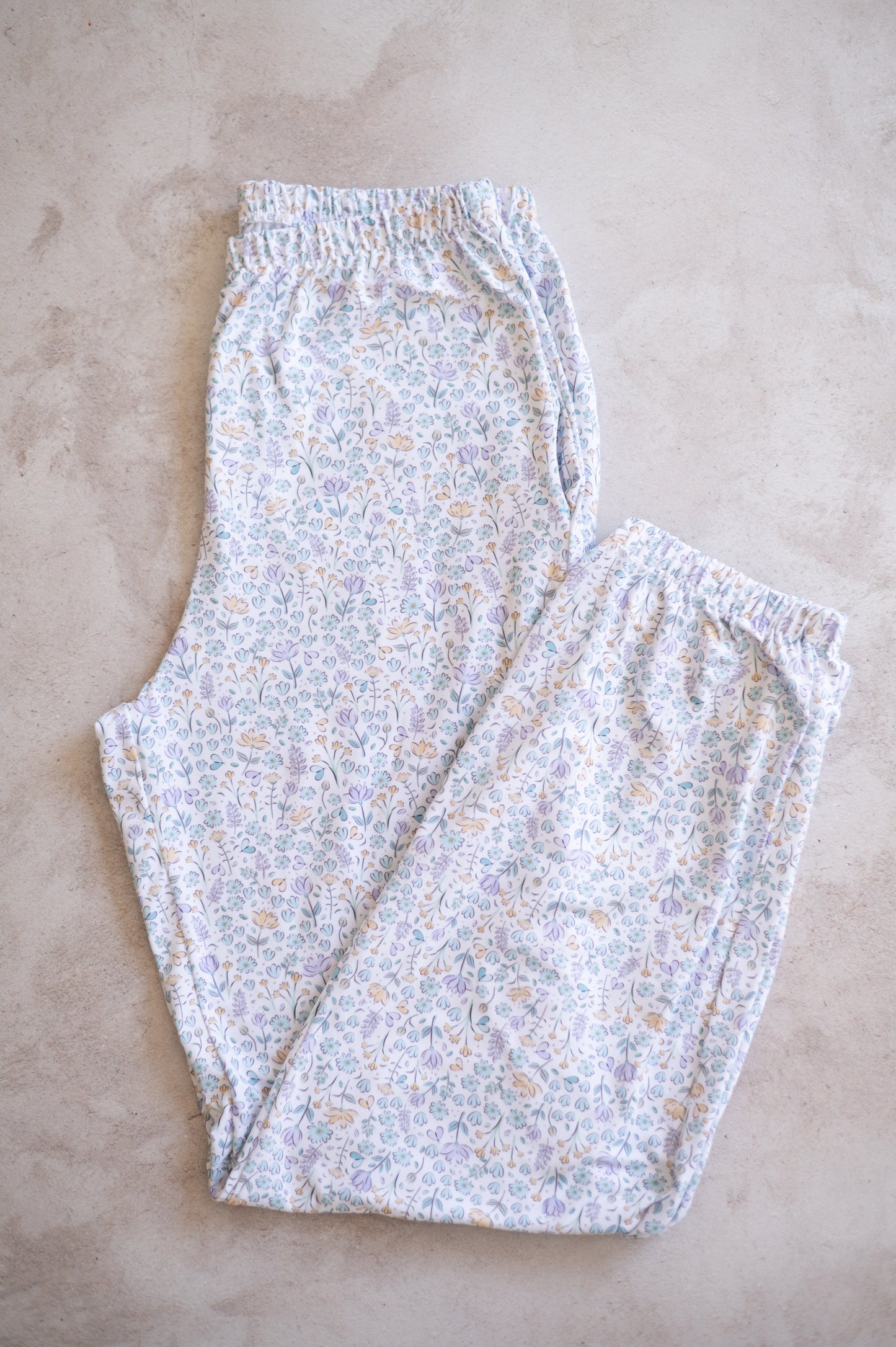 Mom and Me Matching PJs( Adults)- Blue Meadow