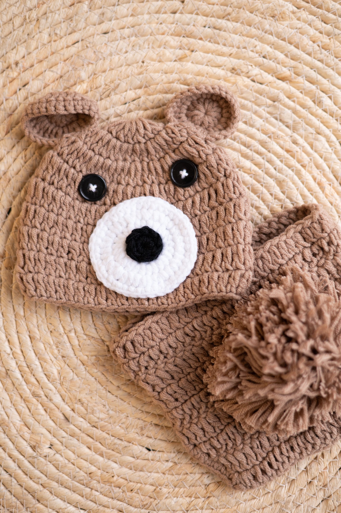 Bear Crochet Set( 3 Pc)