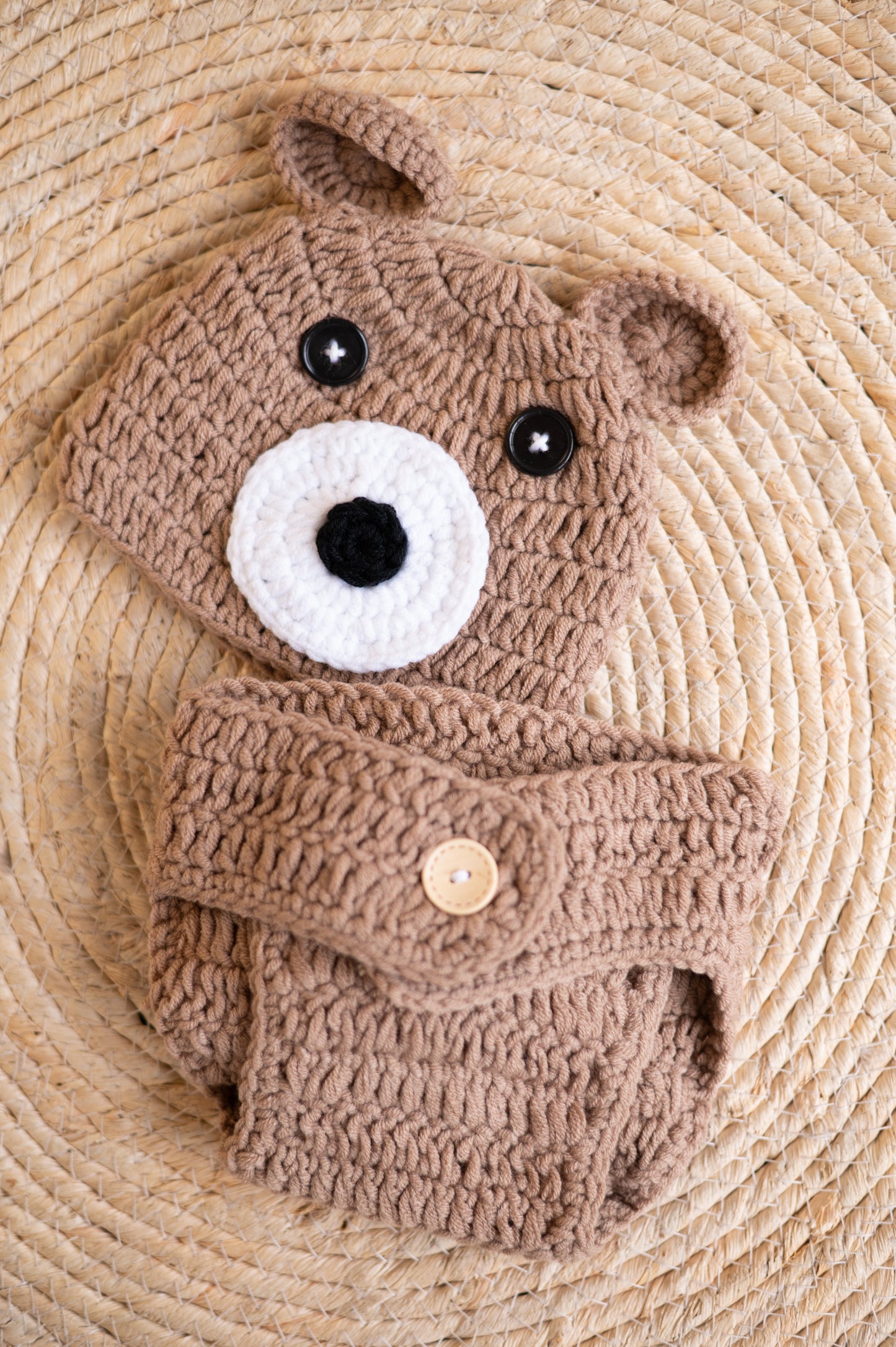 Bear Crochet Set( 3 Pc)