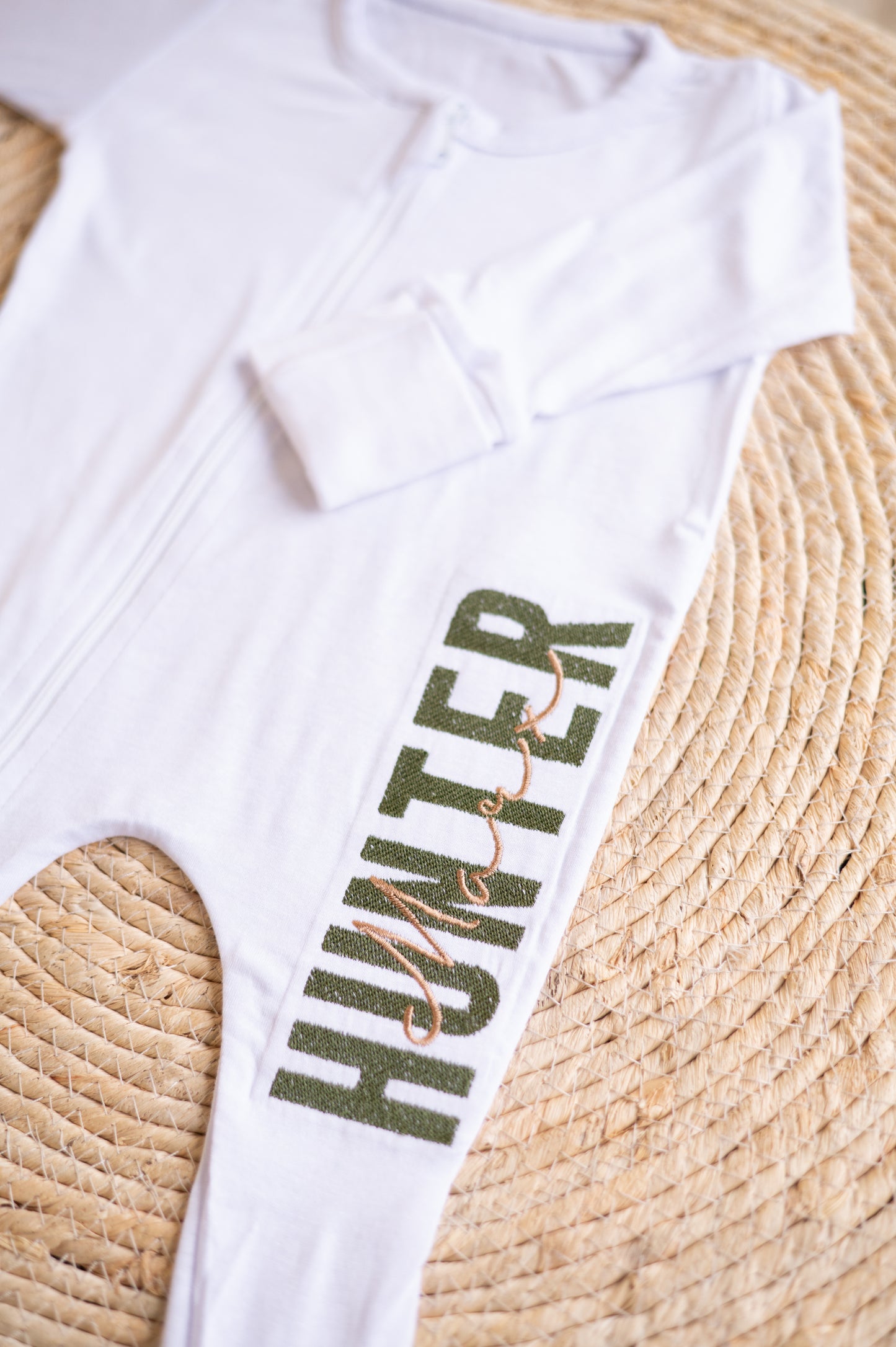 Personalised Zippy Grow (only)- Double Stitch