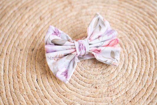 Big Bow Headband- Plush Petals