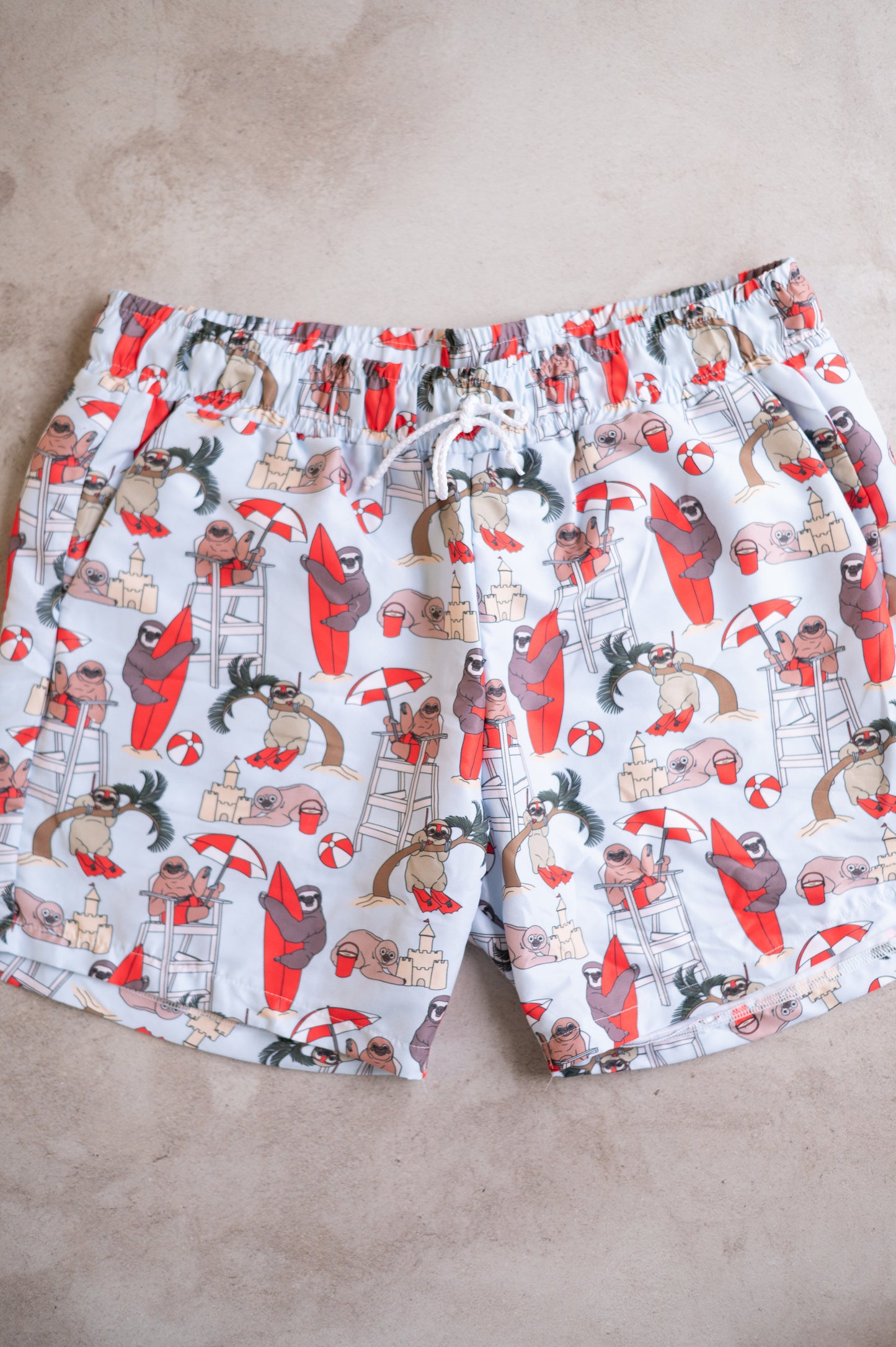 Adult Swim Boardies- Summer Sloth