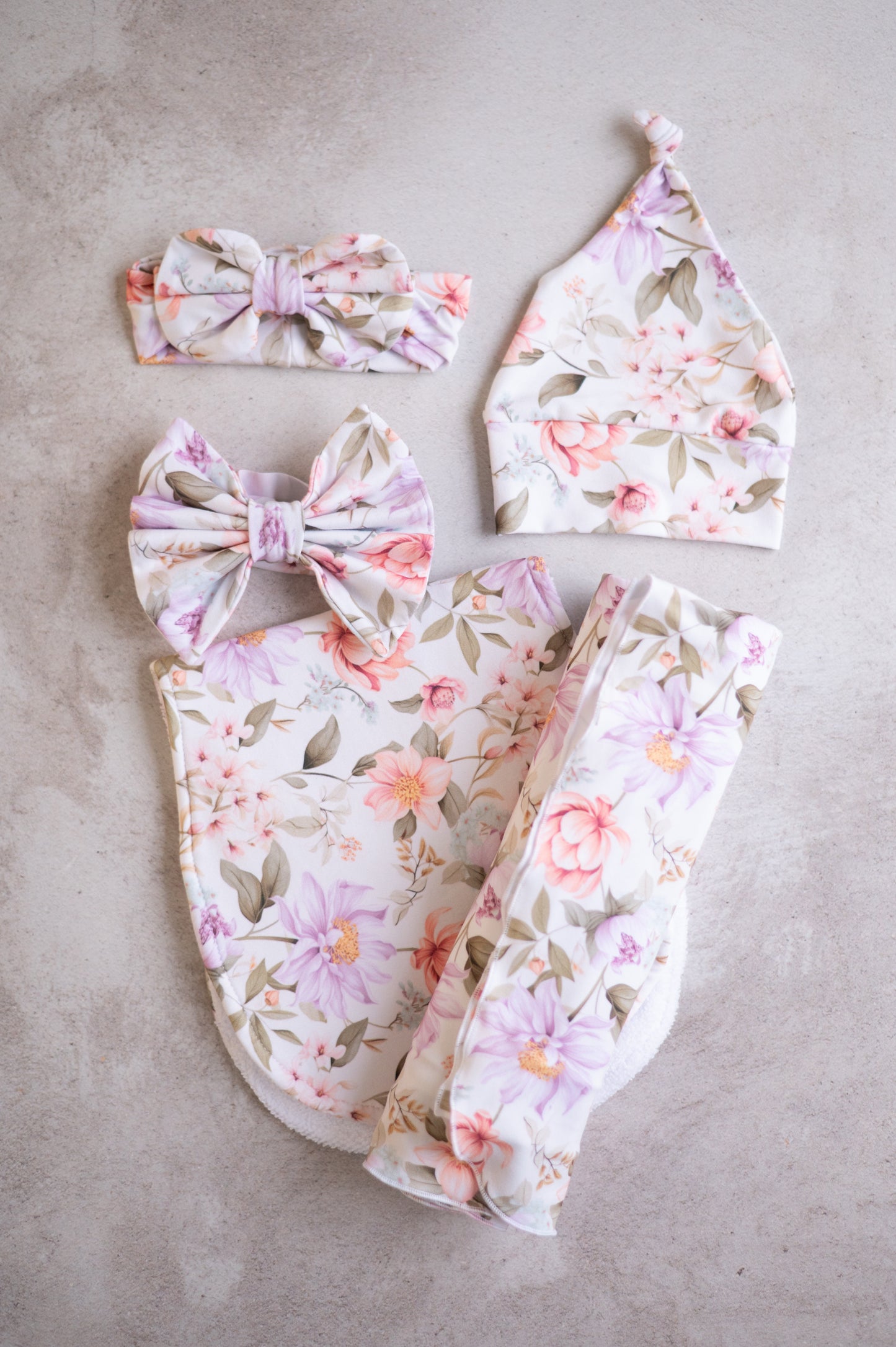 Swaddle Blanket Set- Plush Petals