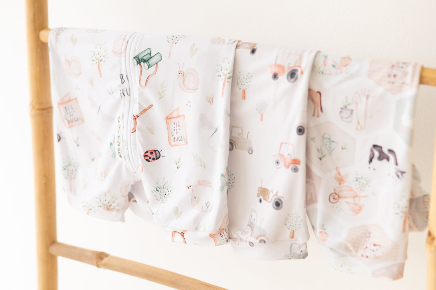 Short Zippy Romper- Animal Farm