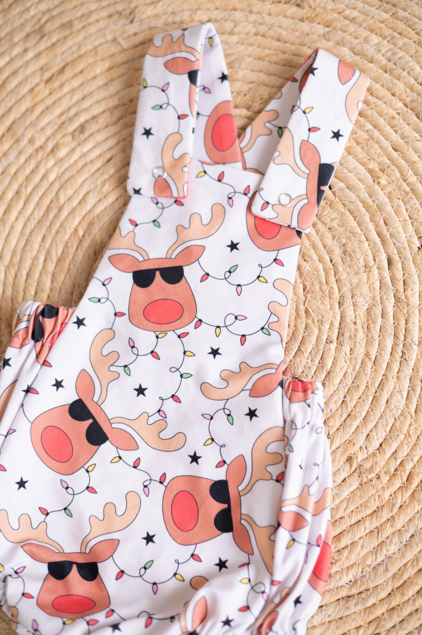 Classic Christmas Romper- Deer Dude