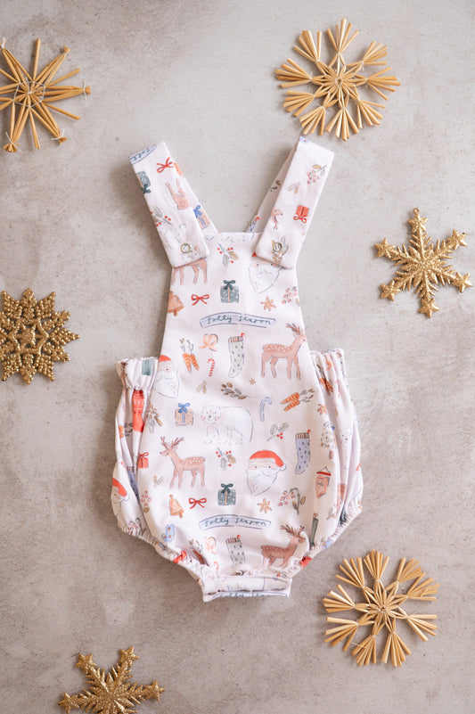 Classic Christmas romper- Jolly Season