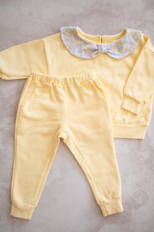 Penelope Tracksuit- Pastel Yellow