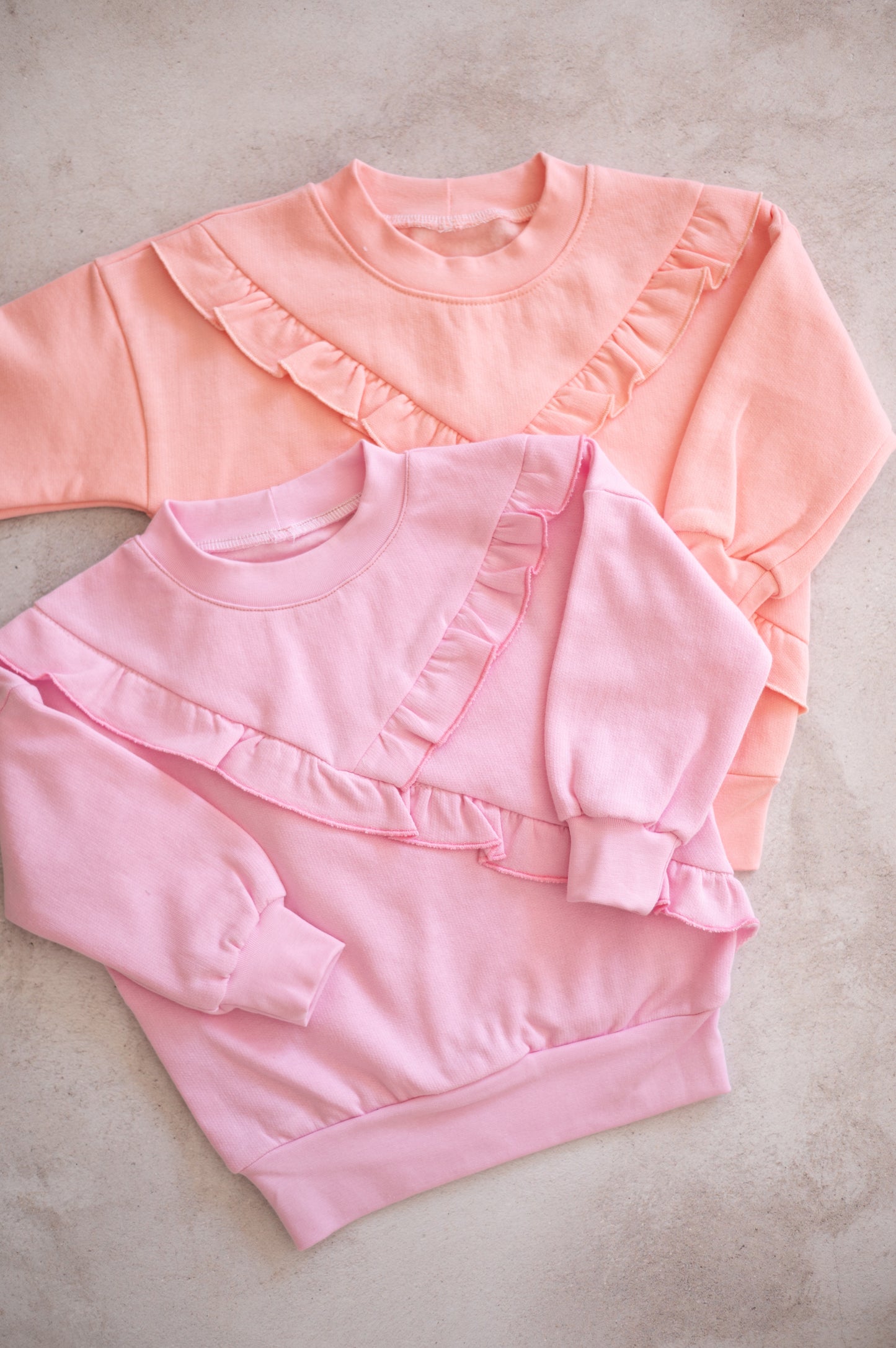 Frilly Sweater- Peach
