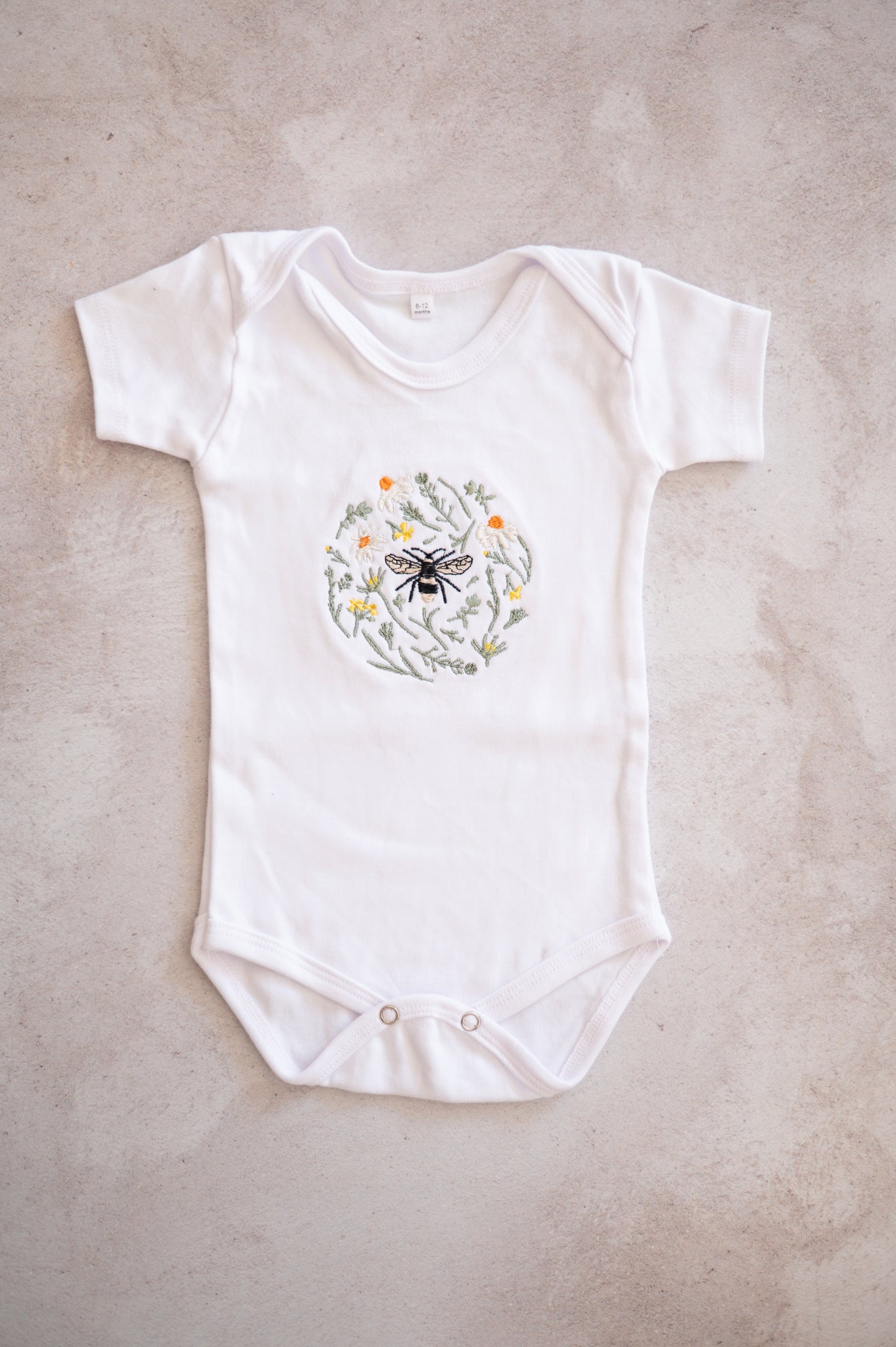 Bees and Wildflower embroidery set