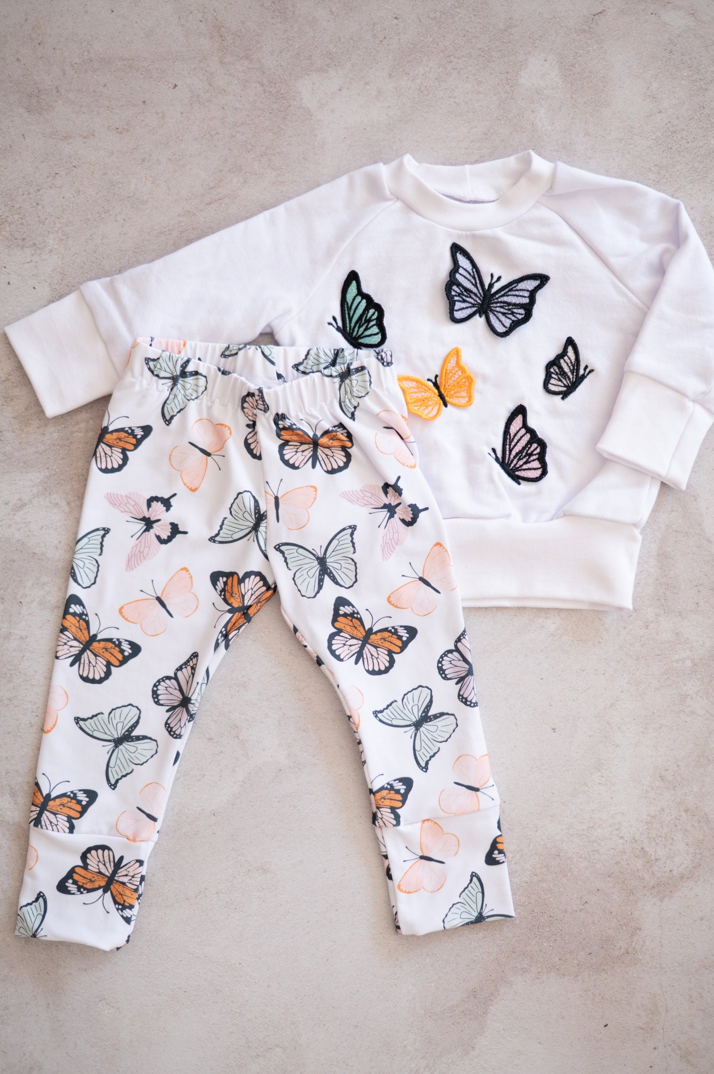 3D Embroidered Butterfly Sweater