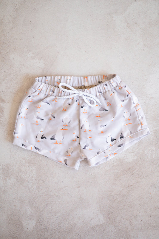 Boys Swim Shorts- Seagulls