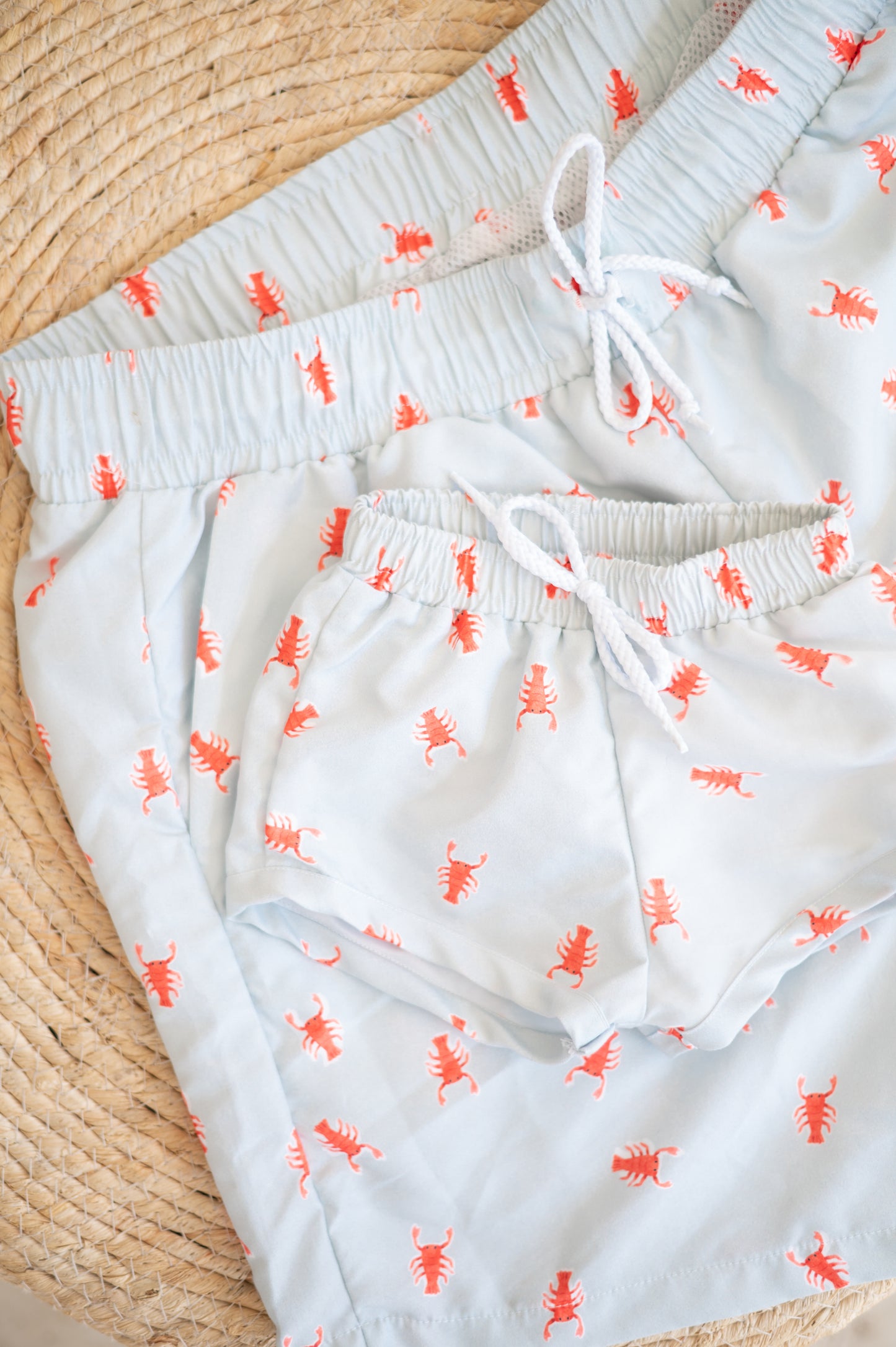 Boys swim boardies-Lobsters