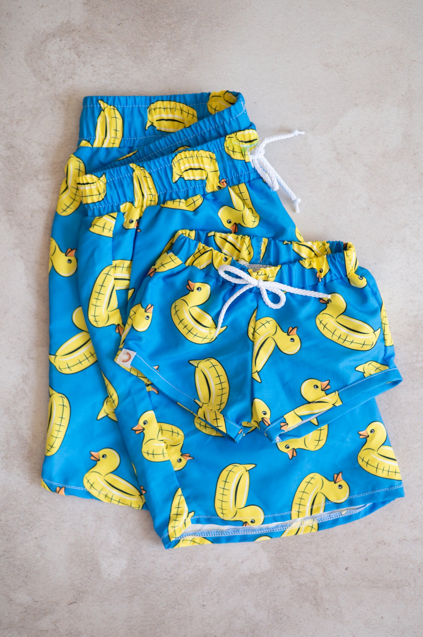 Boys Swim Boardies- Duck Floaties