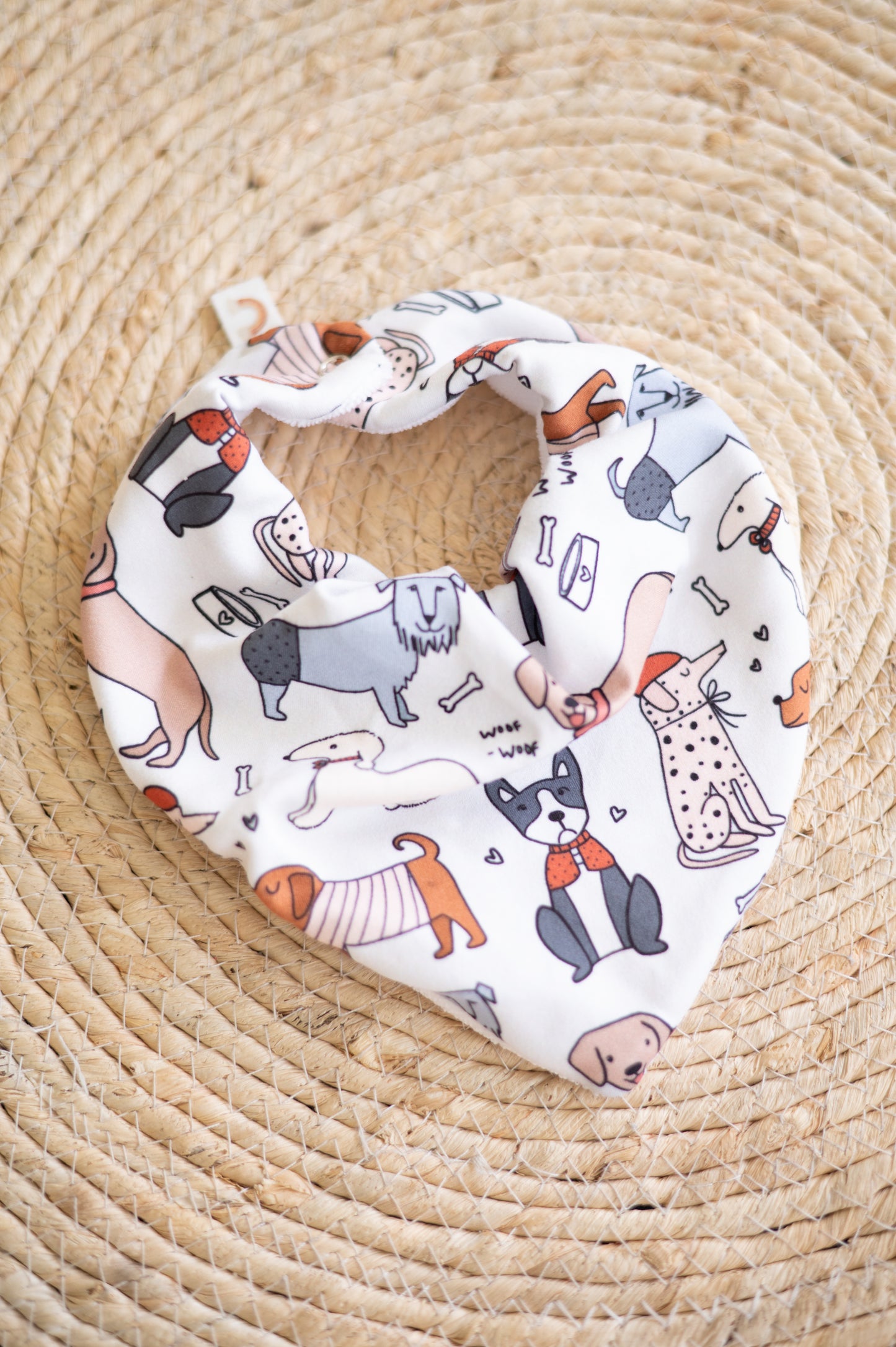 Bandana Bib- Wagging Tails