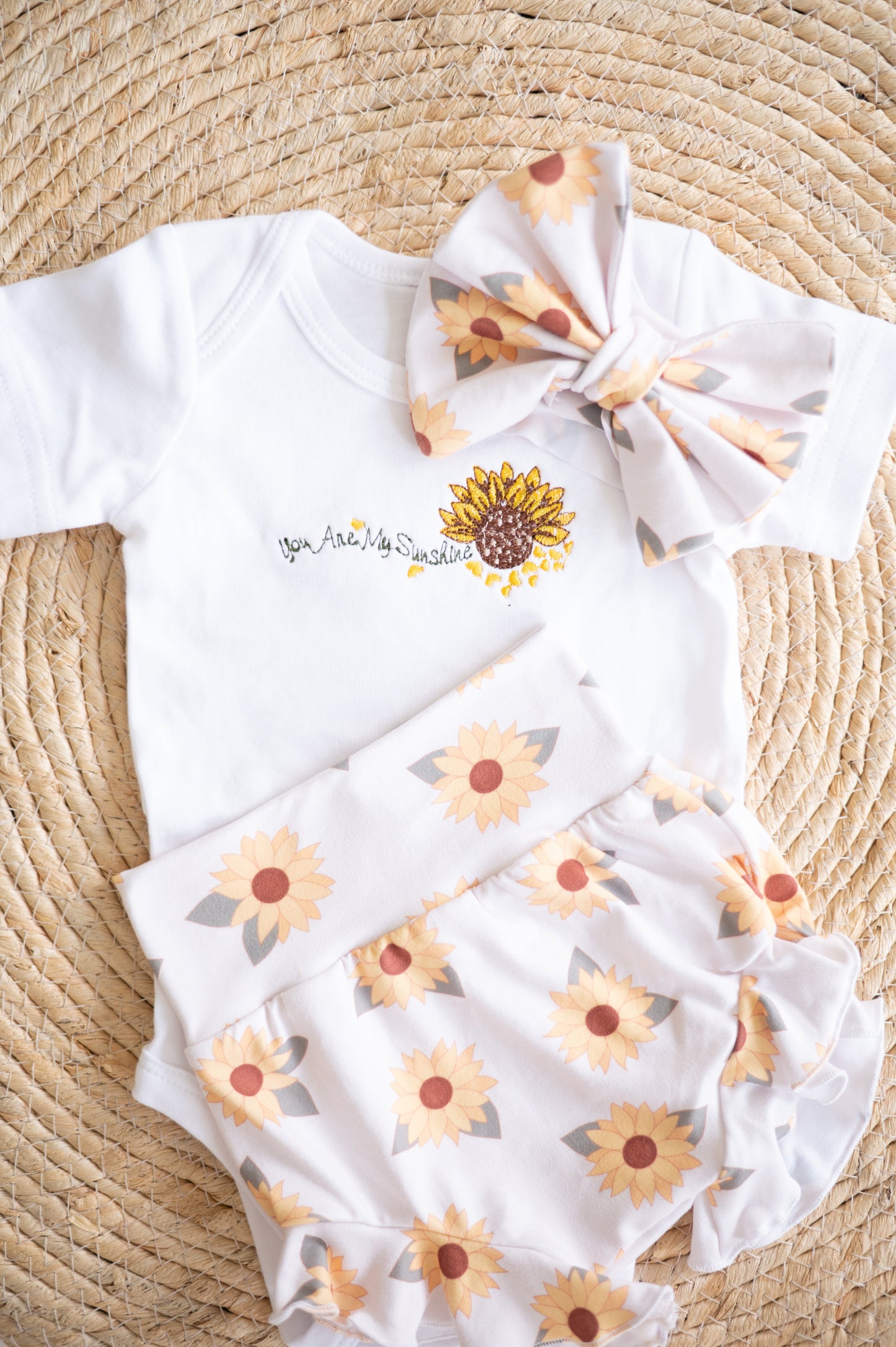 Sunflower Embroidery Set- You Are my Sunshine