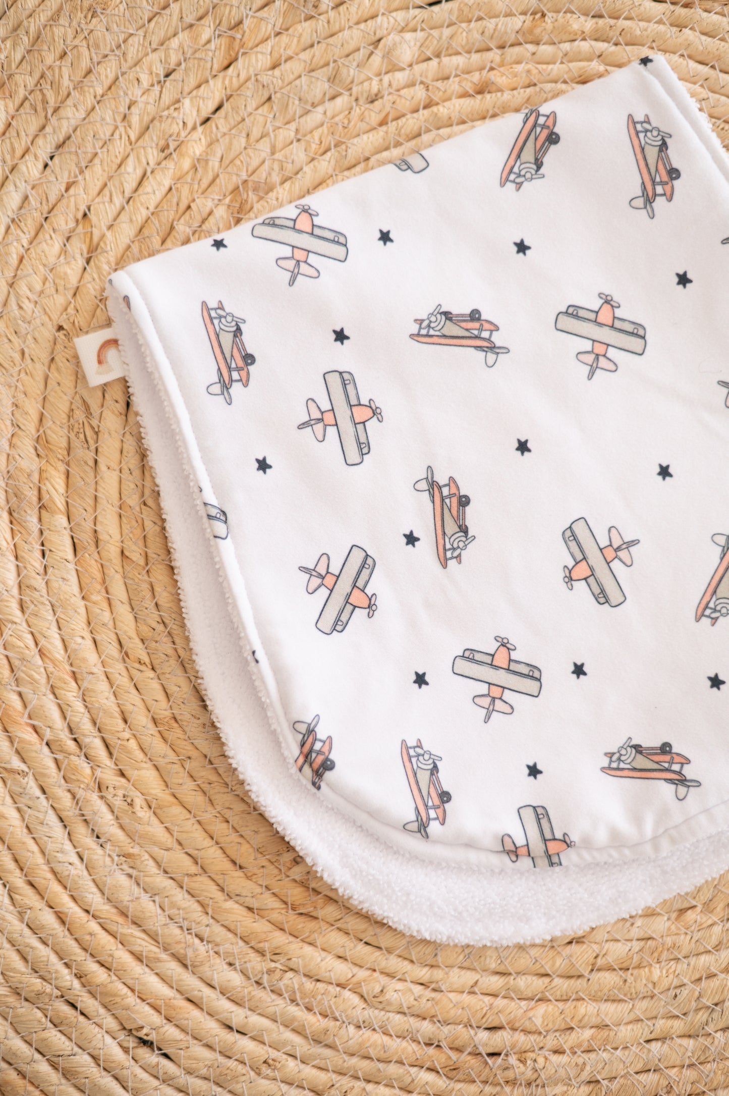 Burp Cloth- Vintage Planes