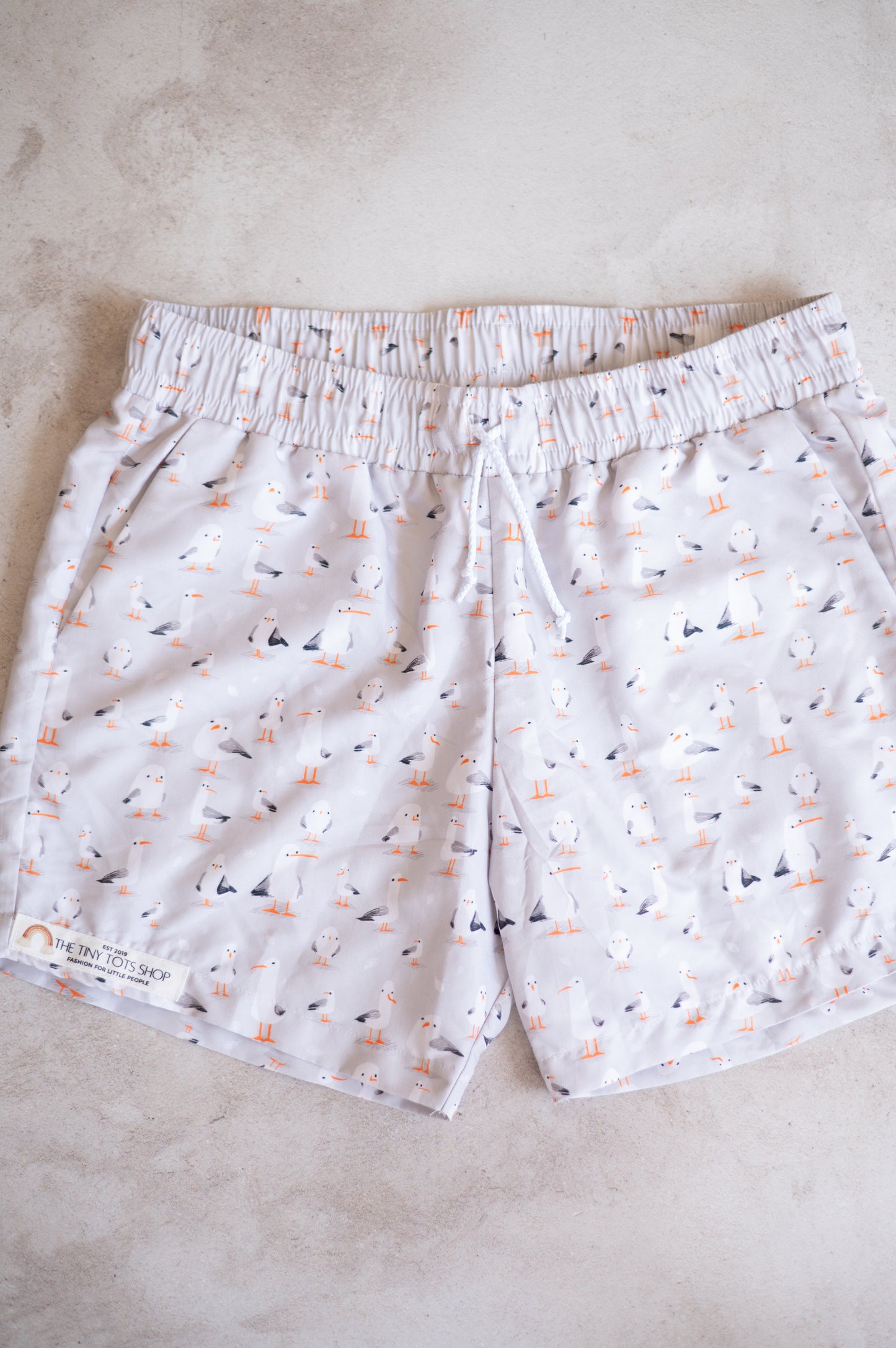 Adult (ONLY) swim short- Seagulls