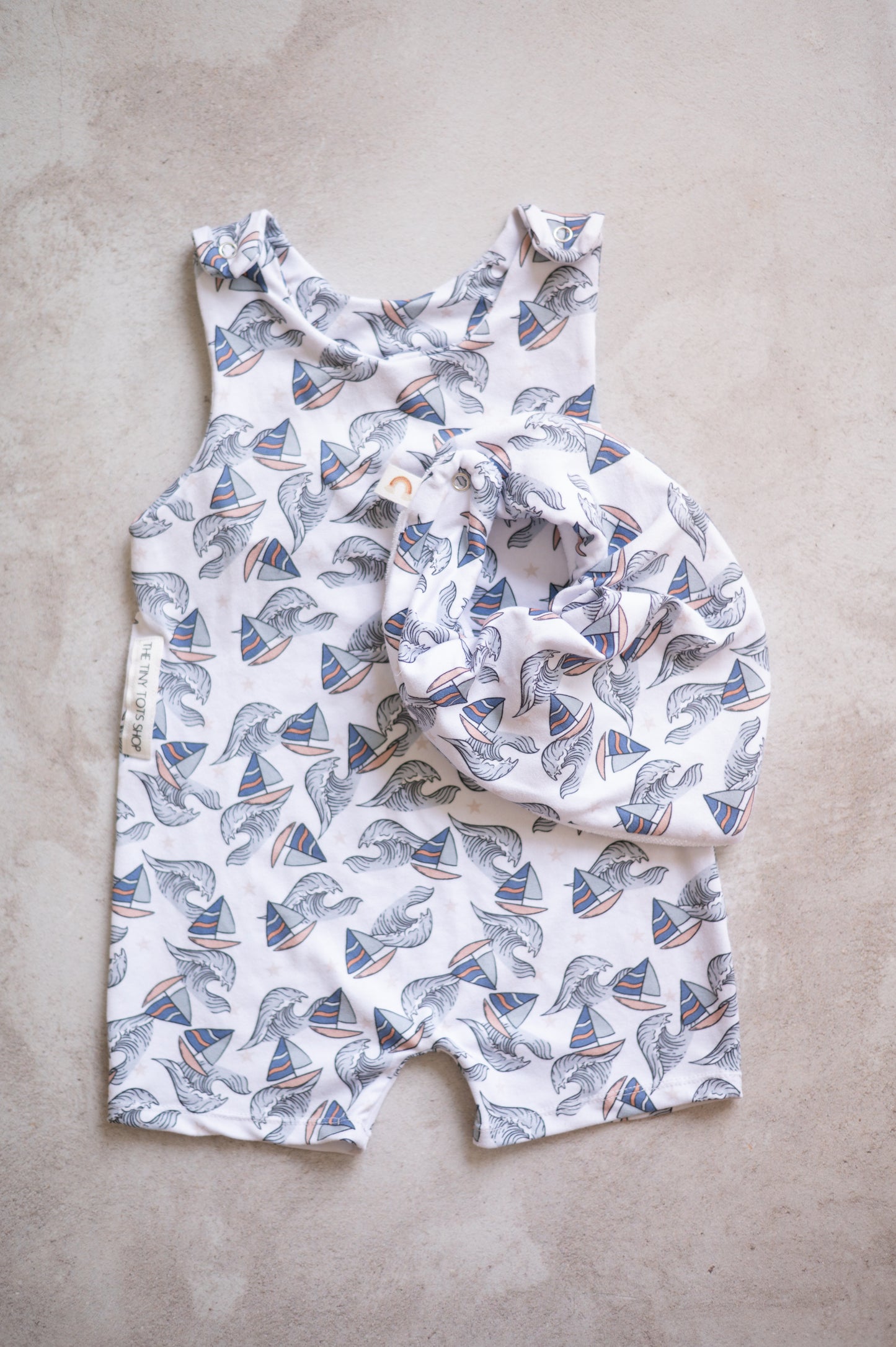 Bandana Bib- Sailor Boats